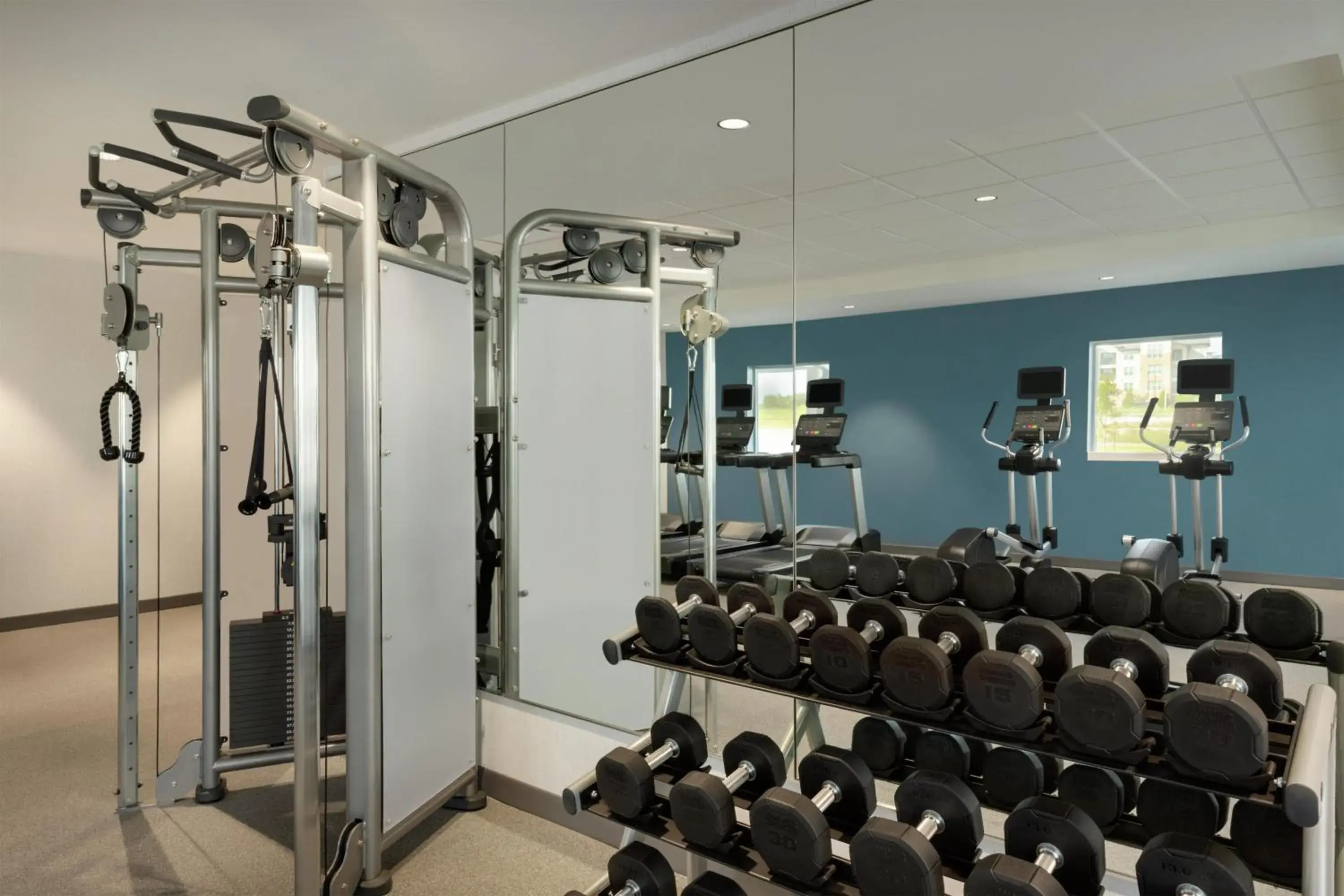 Fitness centre/facilities in Home2 Suites By Hilton Denton Fitness centre/facilities in Home2 Suites By Hilton Denton