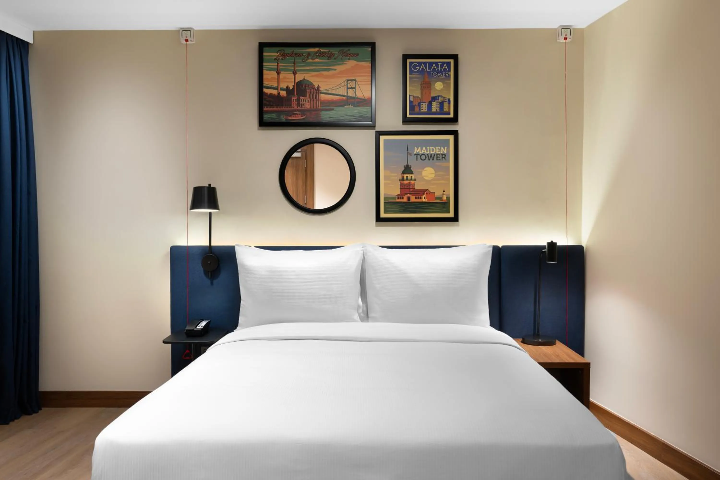 Bed in Hampton By Hilton Istanbul Sisli