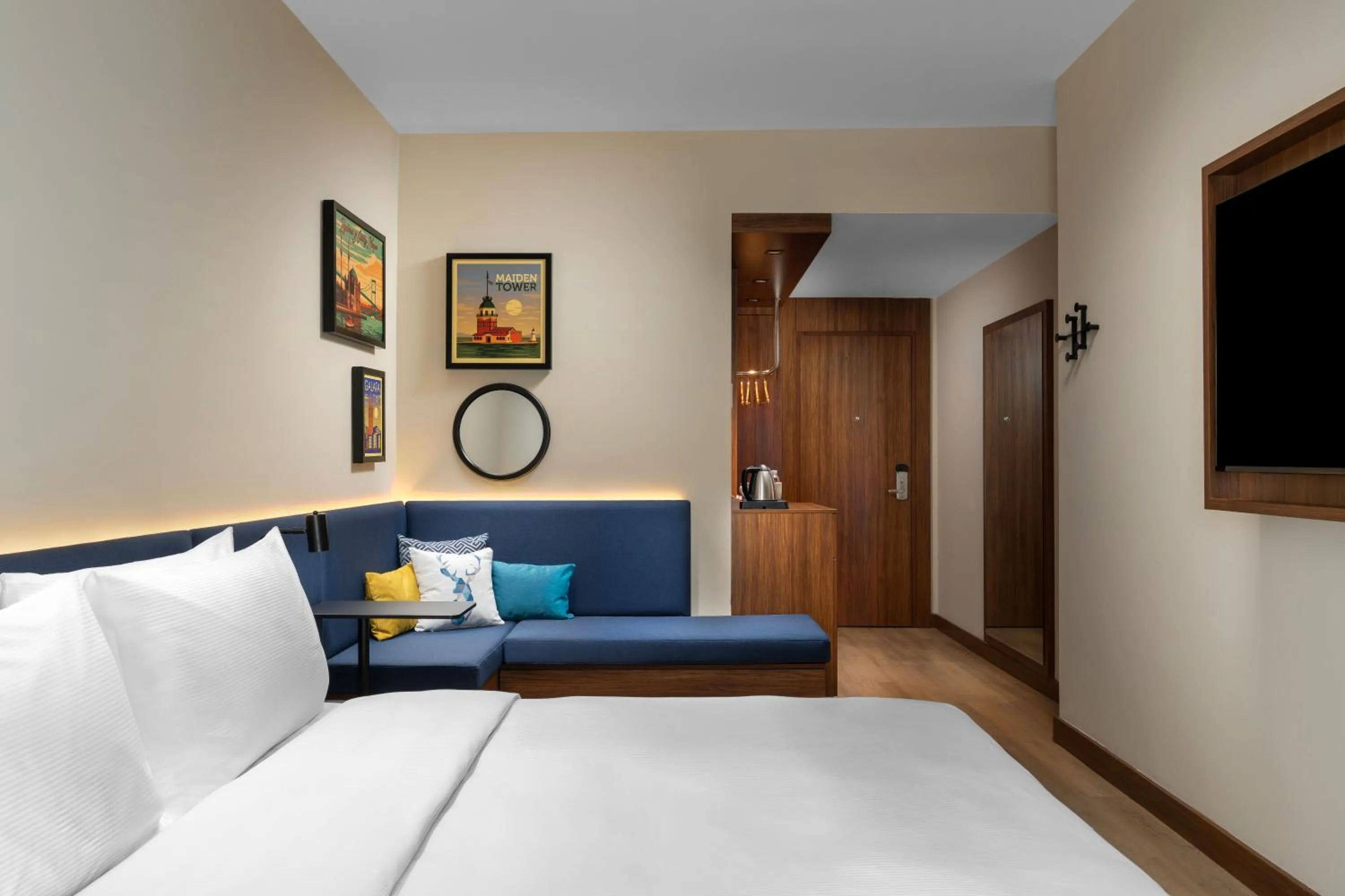 Bed in Hampton By Hilton Istanbul Sisli