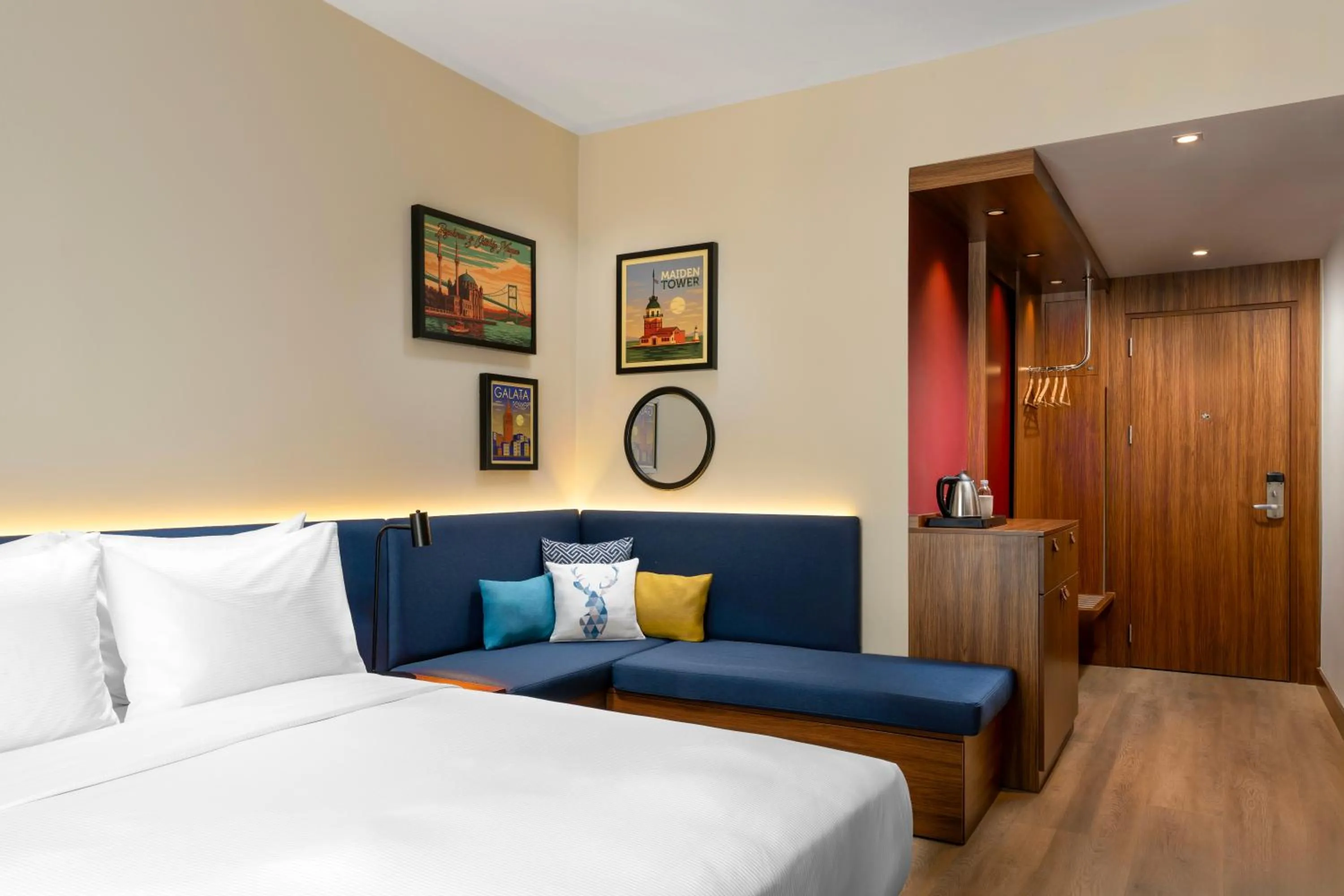 Bed in Hampton By Hilton Istanbul Sisli
