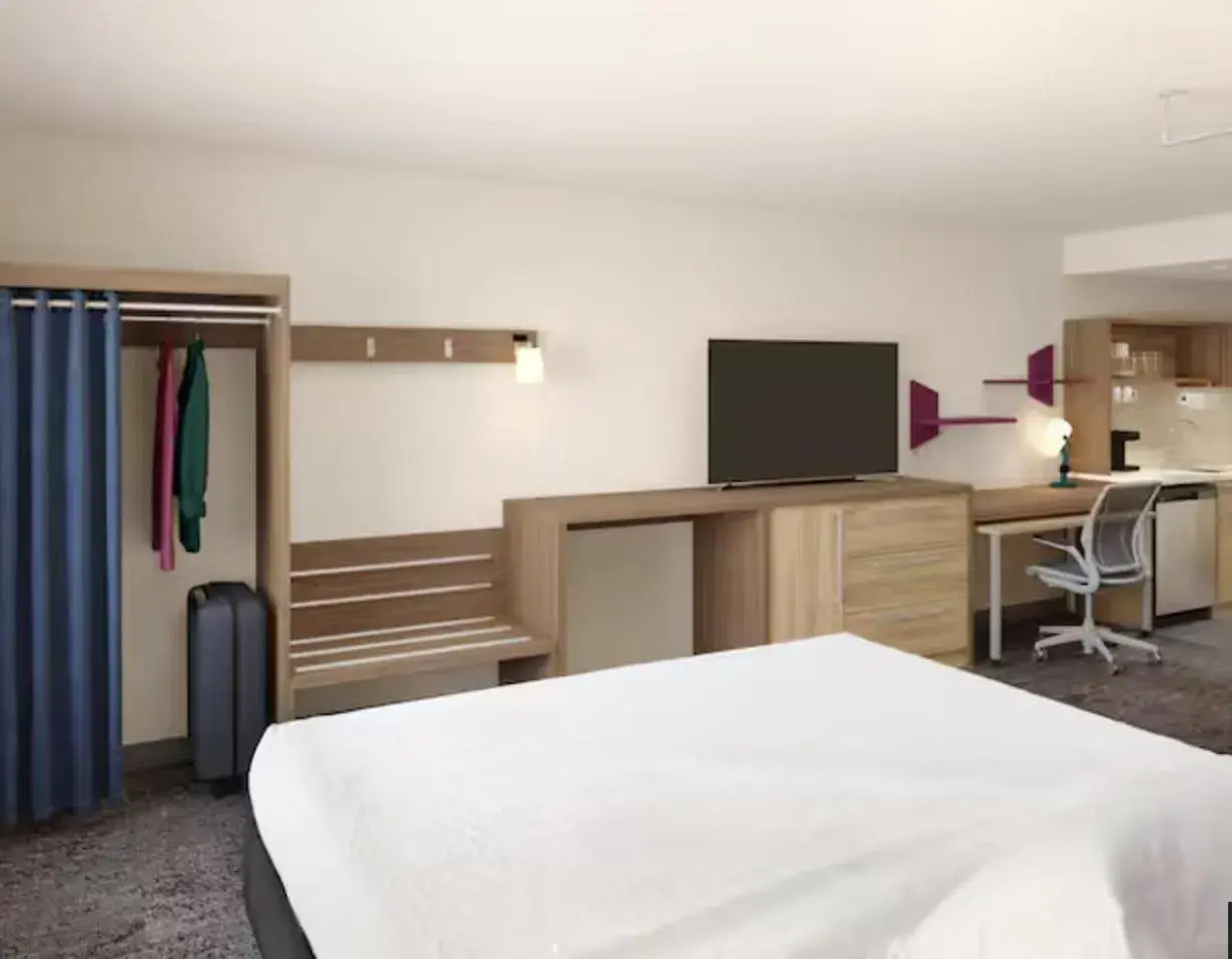 Bed in Home2 Suites By Hilton Muncie Bed in Home2 Suites By Hilton Muncie