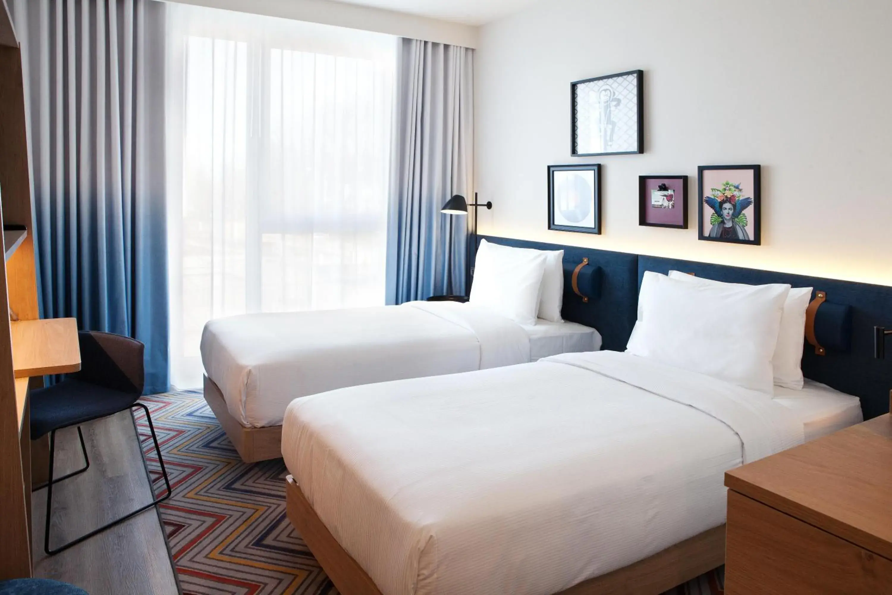 Bedroom, Bed in Hampton By Hilton Stuttgart Airport Bedroom, Bed in Hampton By Hilton Stuttgart Airport