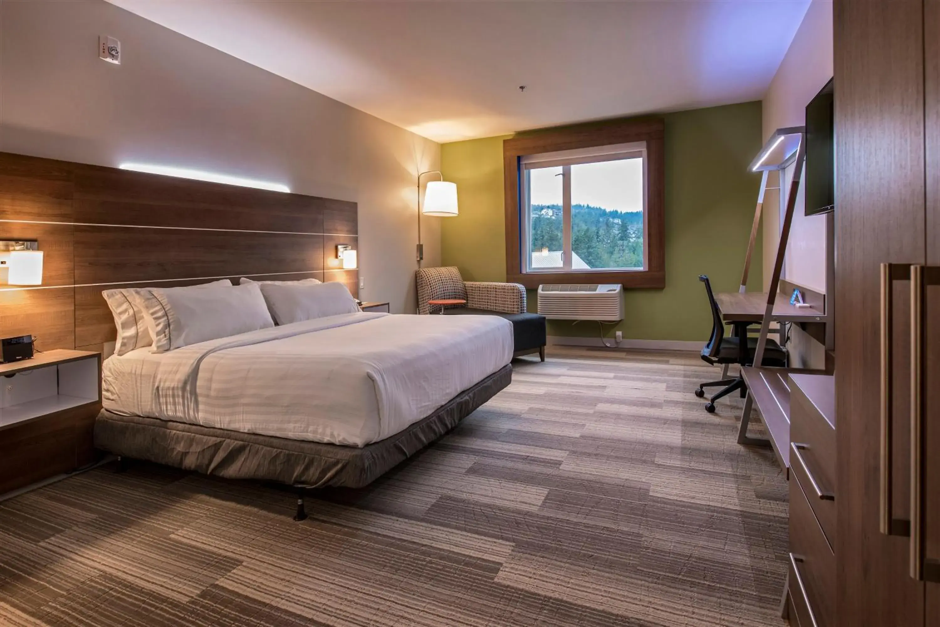 King Room with Mountain View in Holiday Inn Express & Suites Victoria-Colwood by IHG King Room with Mountain View in Holiday Inn Express & Suites Victoria-Colwood by IHG