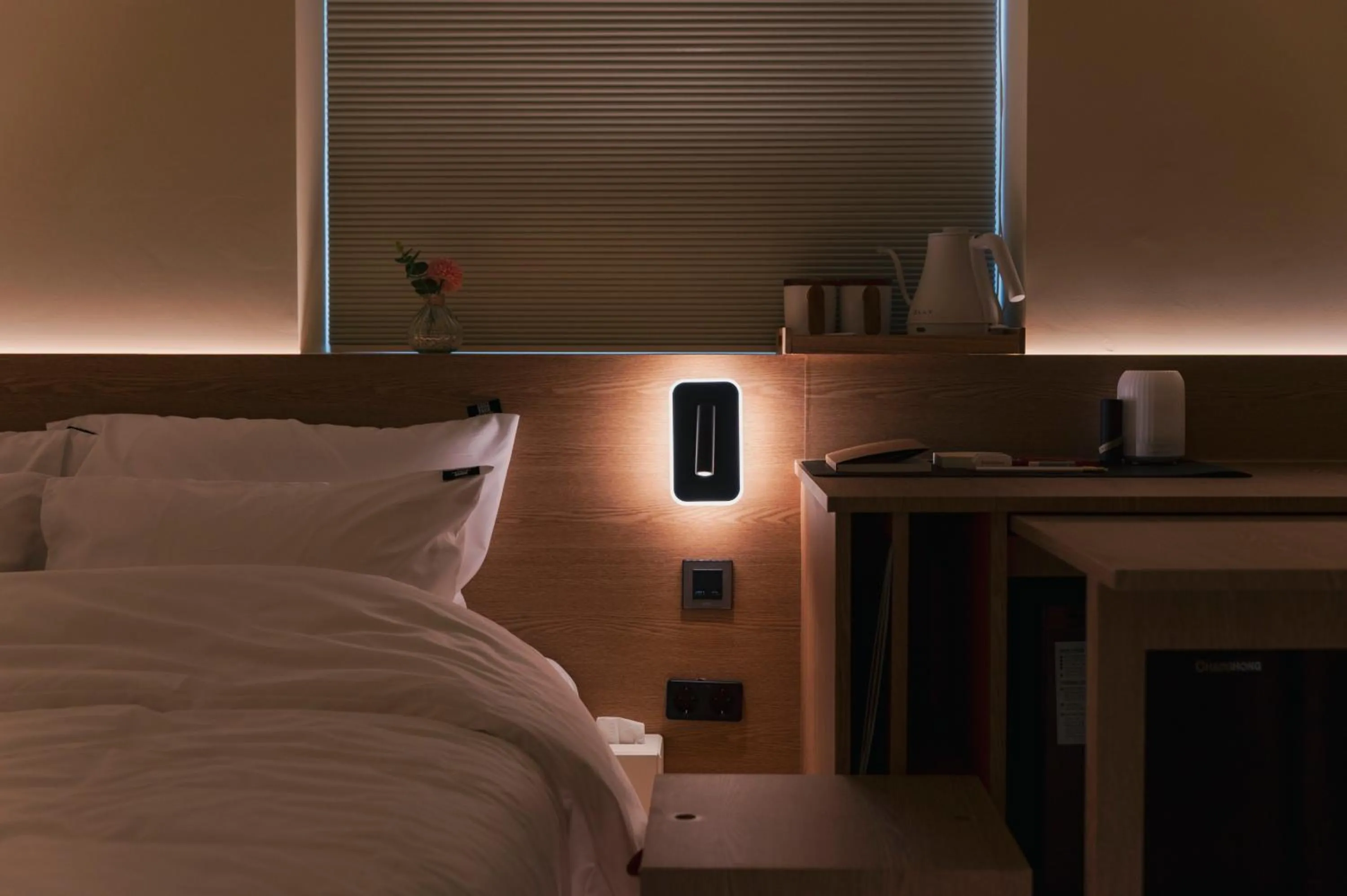 Bed in Yeobaek Hotel