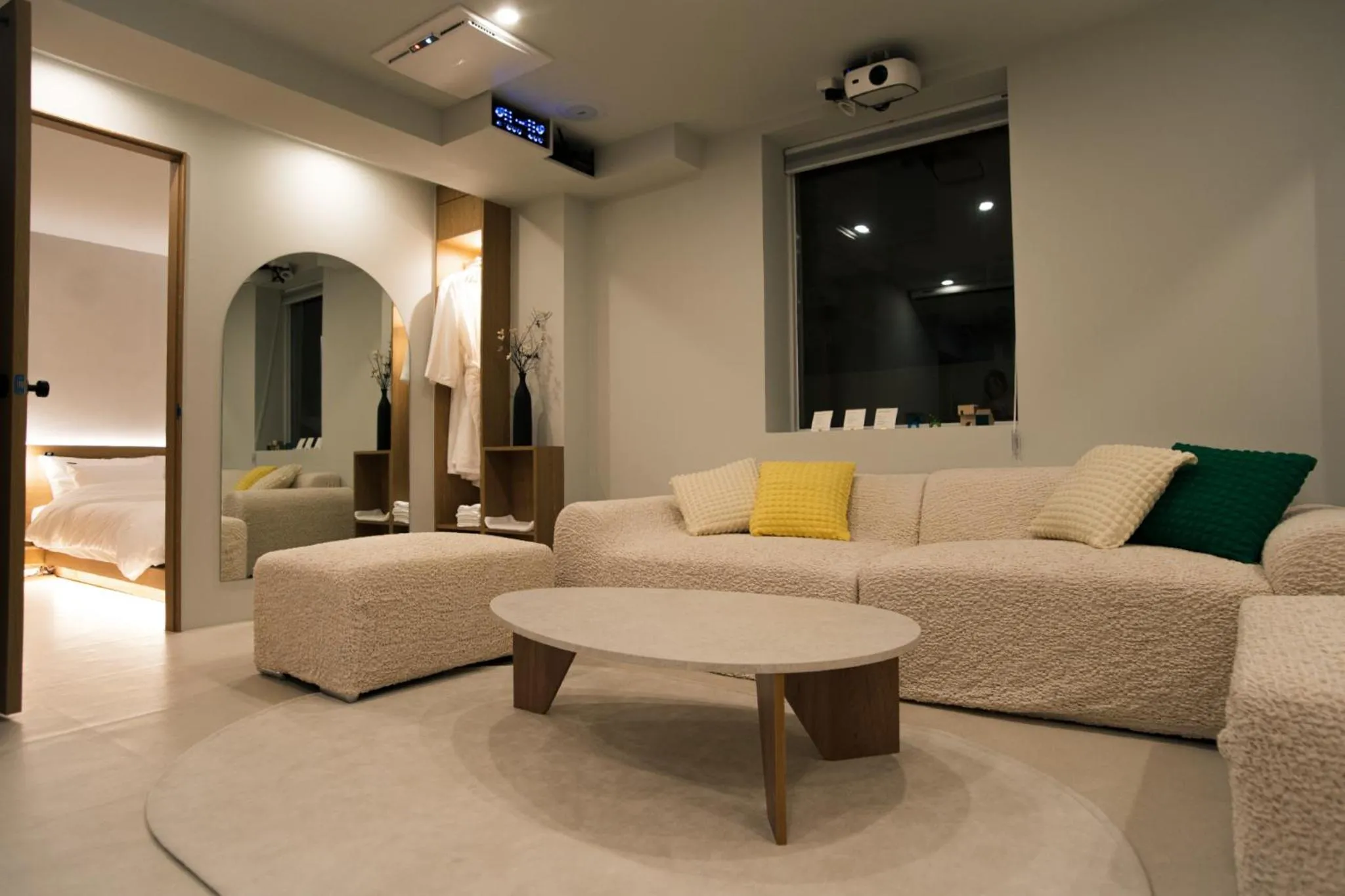 Seating area in Yeobaek Hotel