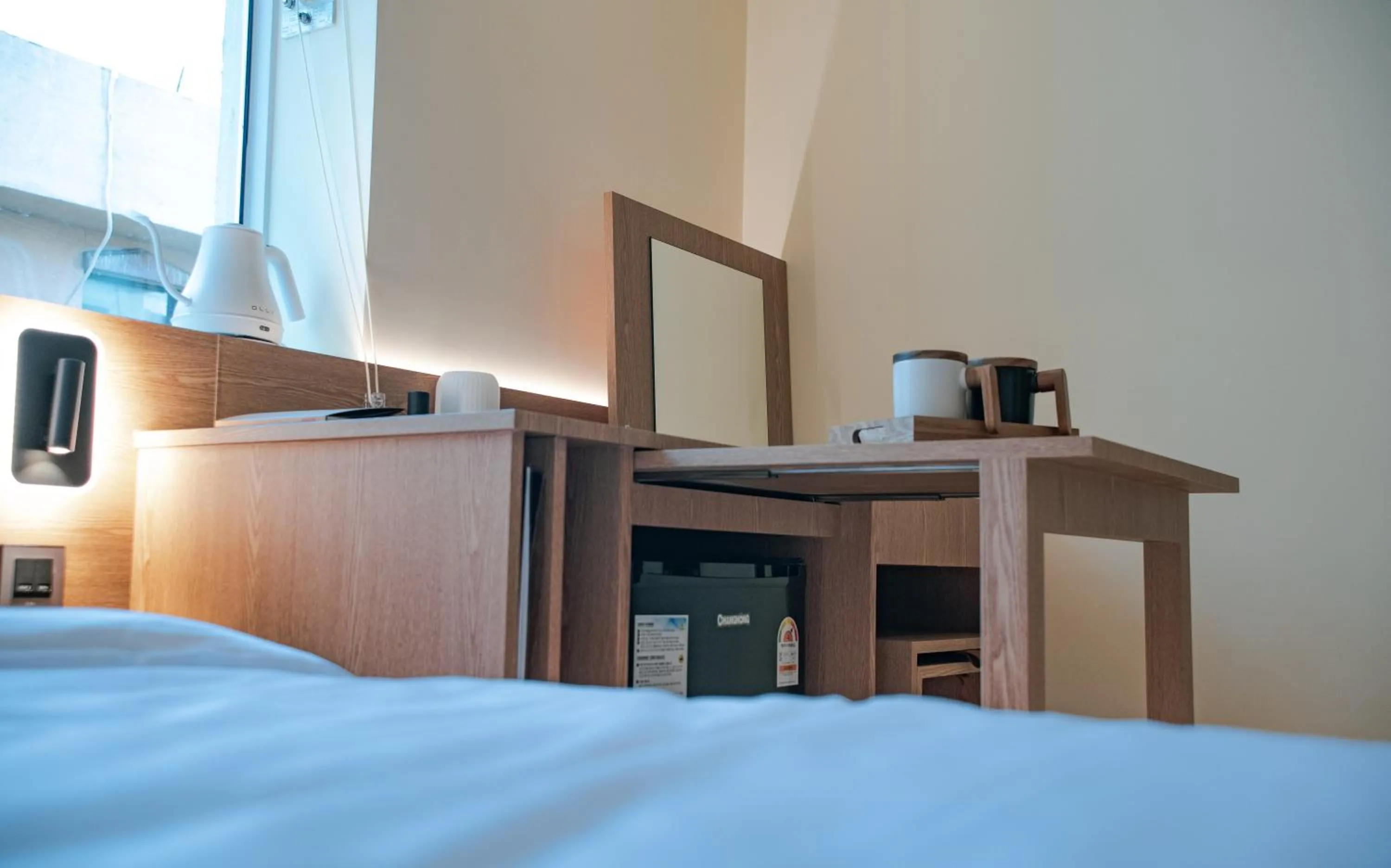 Photo of the whole room, Bed in Yeobaek Hotel