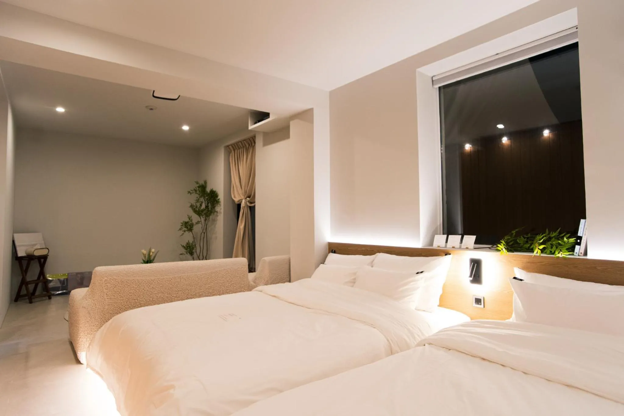 Bed in Yeobaek Hotel