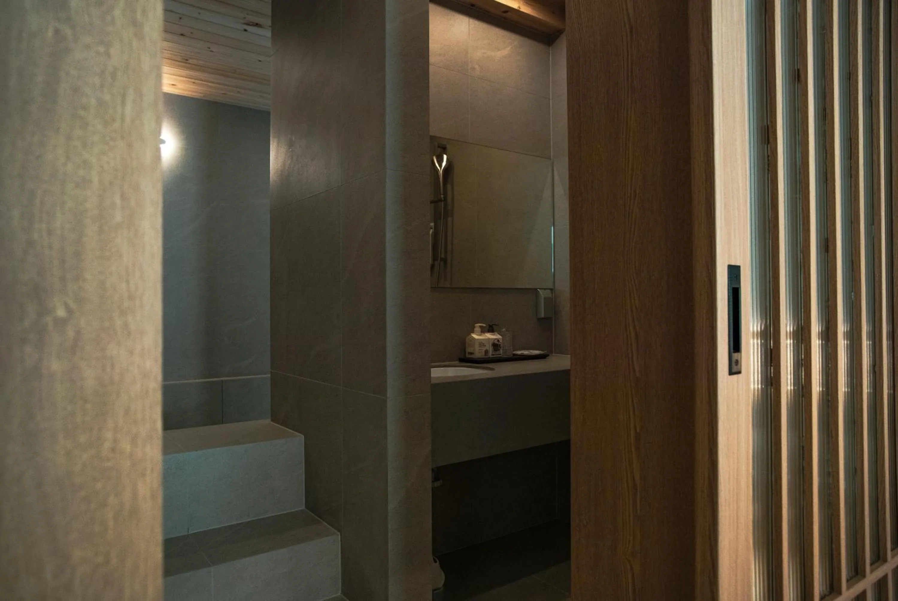 Bathroom in Yeobaek Hotel