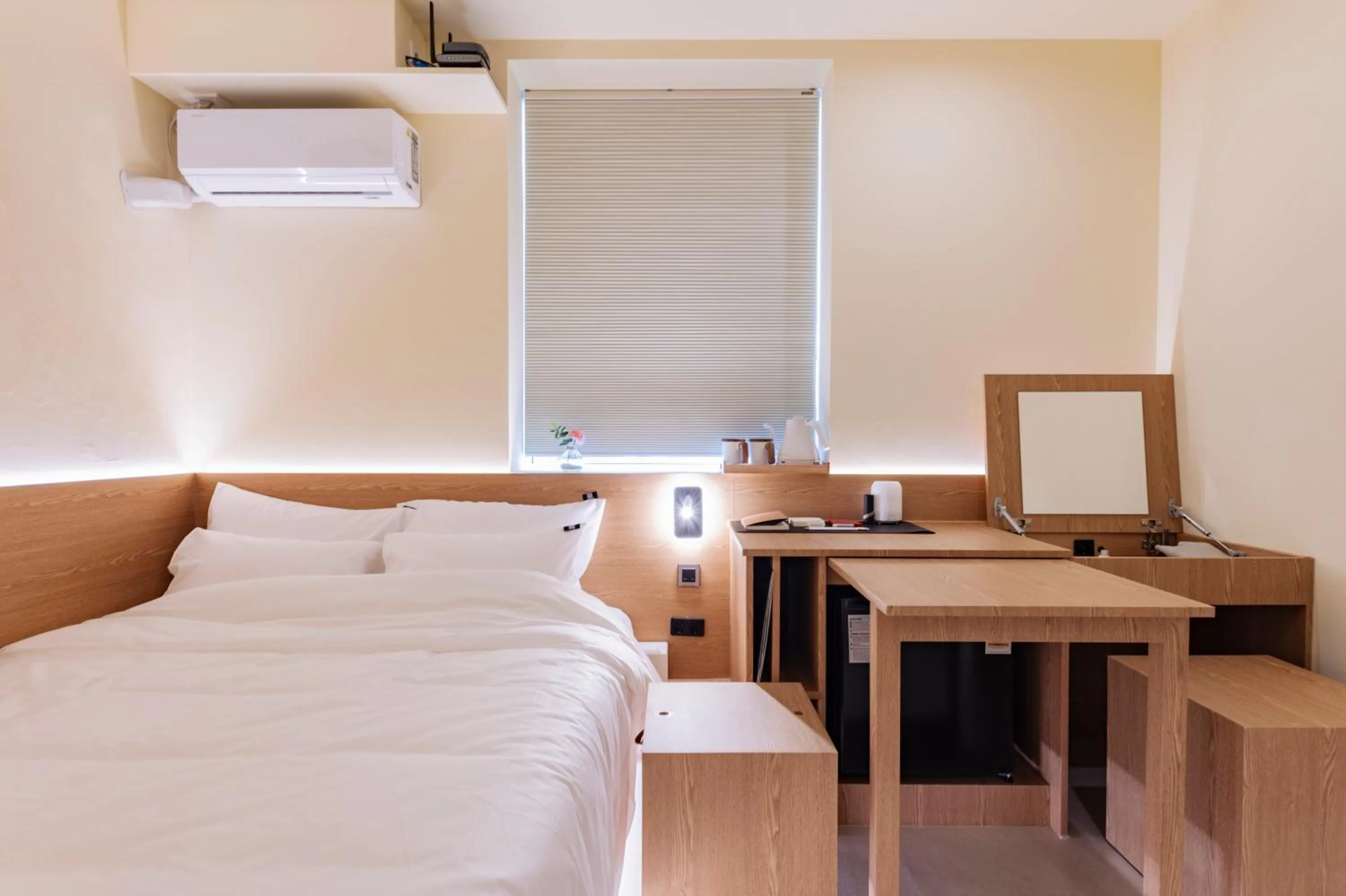 Bed in Yeobaek Hotel
