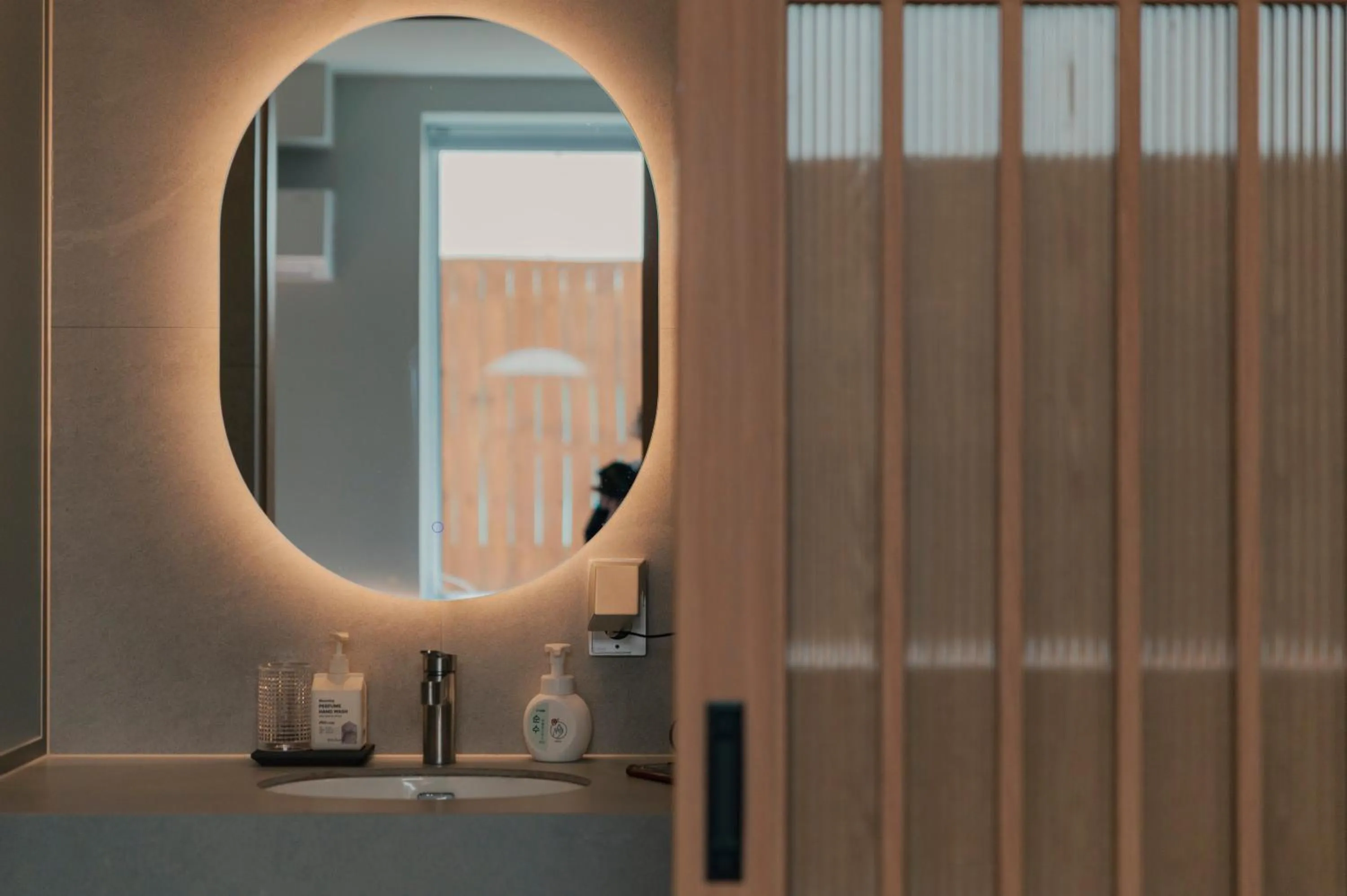 Bathroom in Yeobaek Hotel