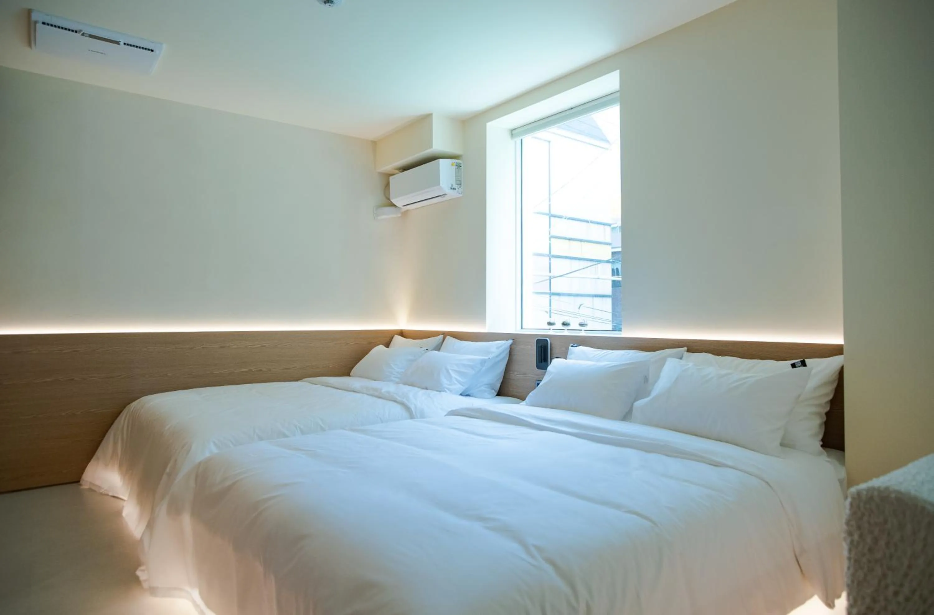 Bed in Yeobaek Hotel
