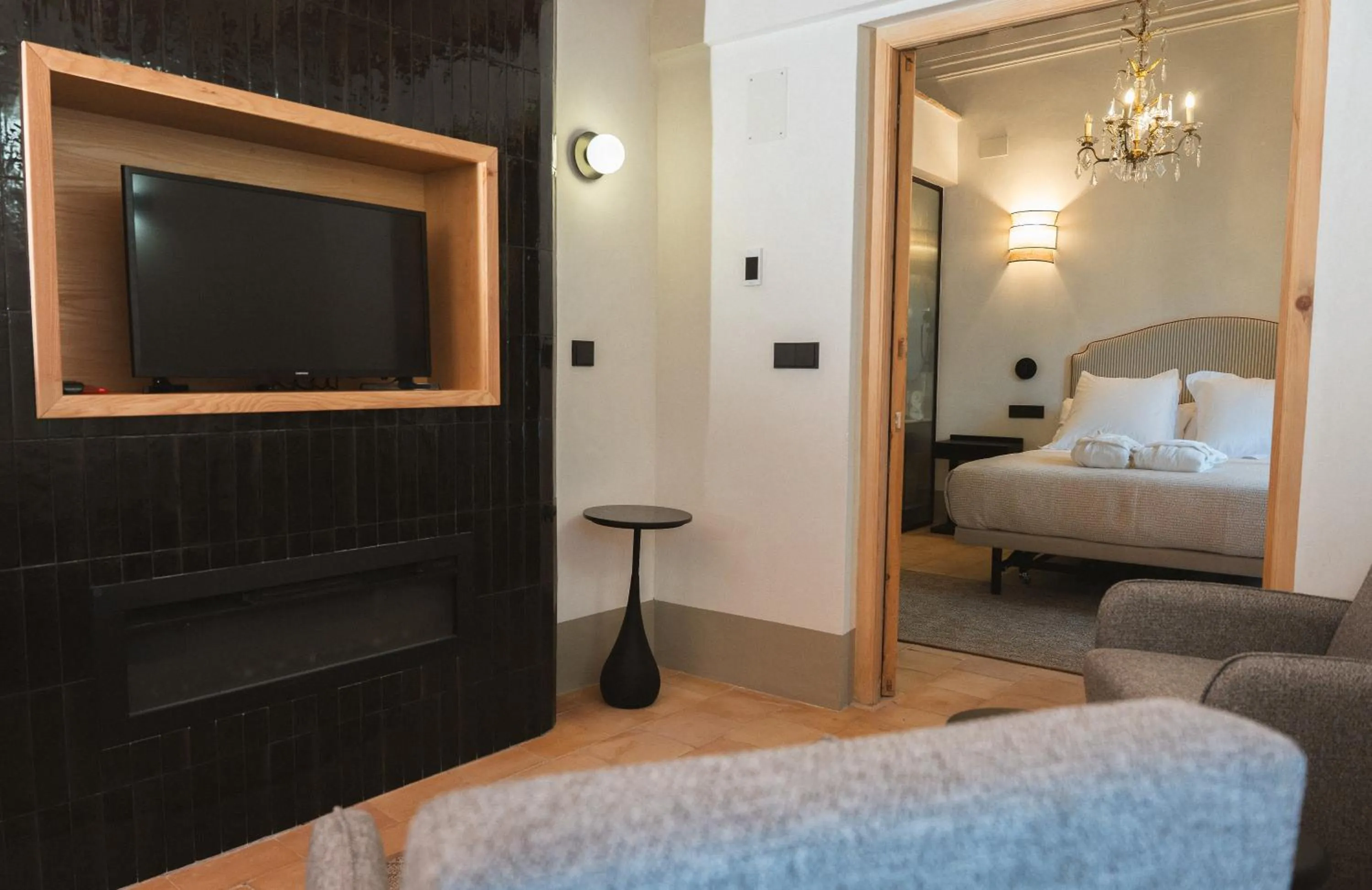 Living room, Bed in Hotel Boutique Casona de los Rebolledo