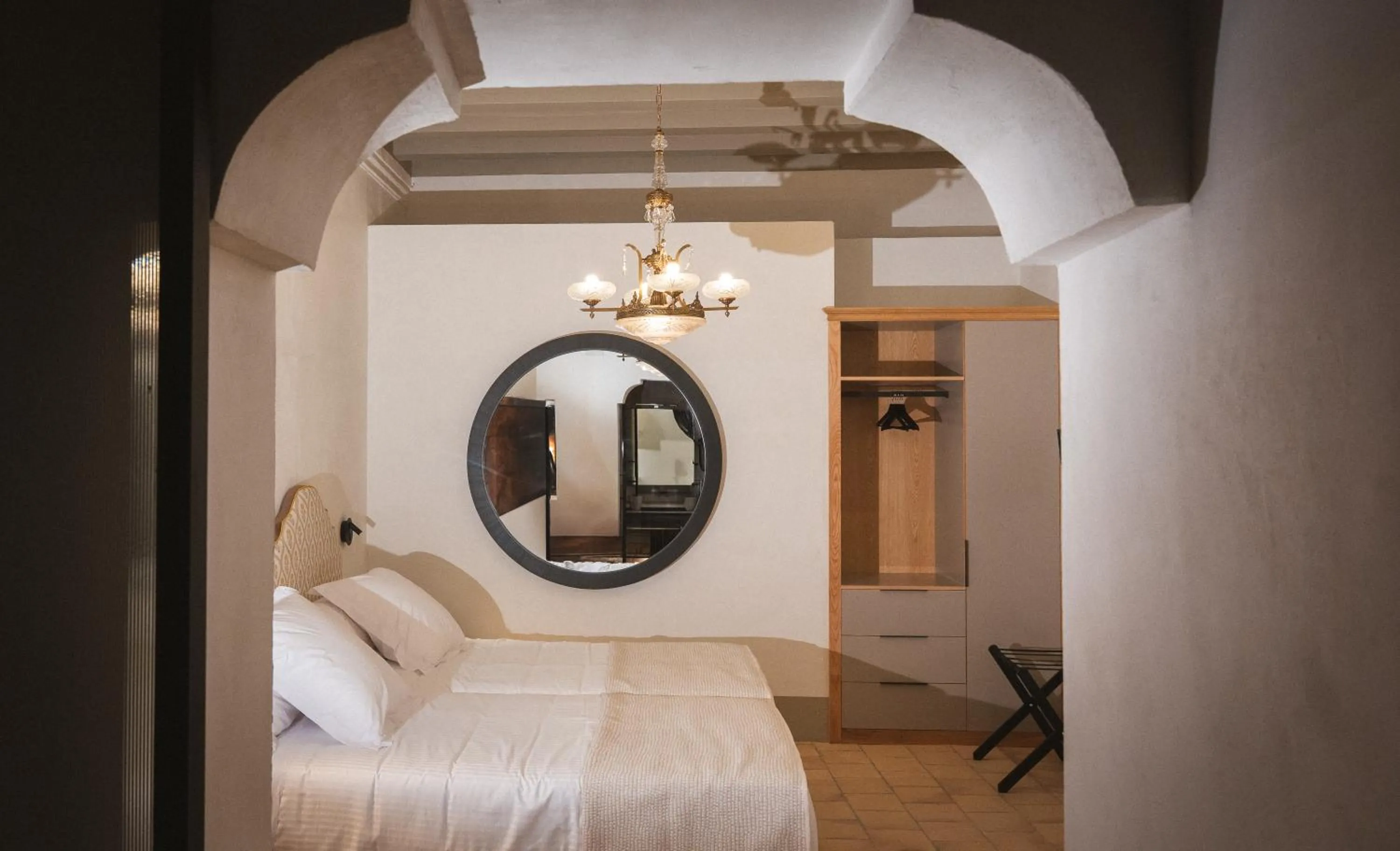 Bed in Hotel Boutique Casona de los Rebolledo