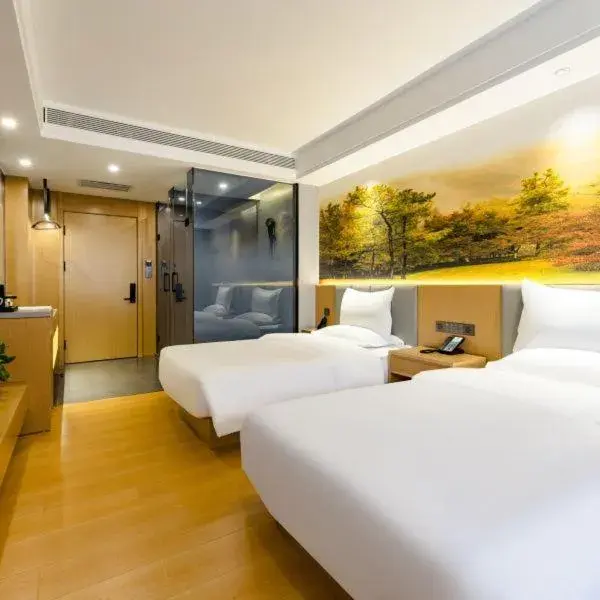Twin Room - single occupancy in Wellay Hotel Hohhot Xinhua Plaza Twin Room - single occupancy in Wellay Hotel Hohhot Xinhua Plaza