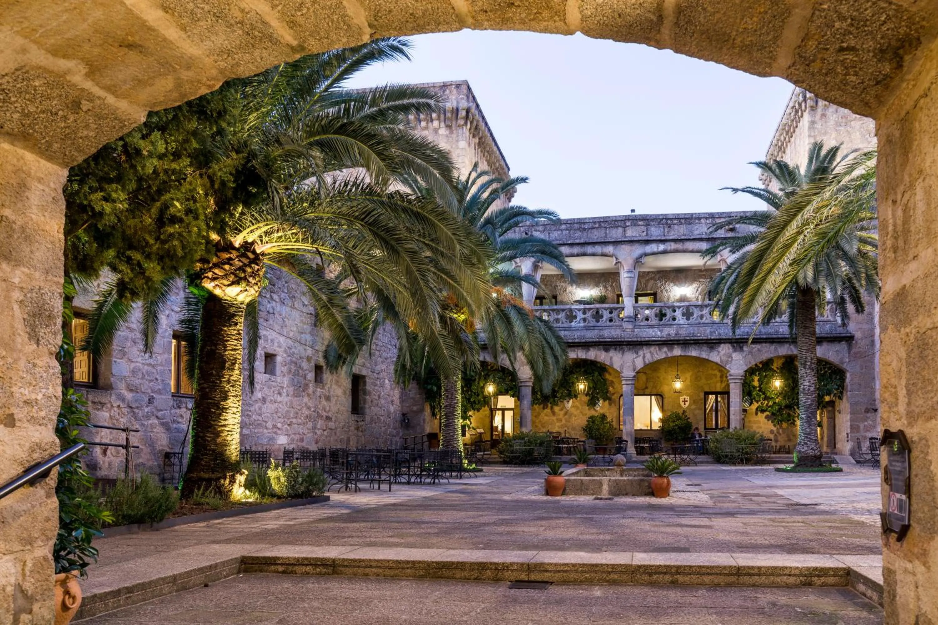 Patio in Parador de Jarandilla de la Vera