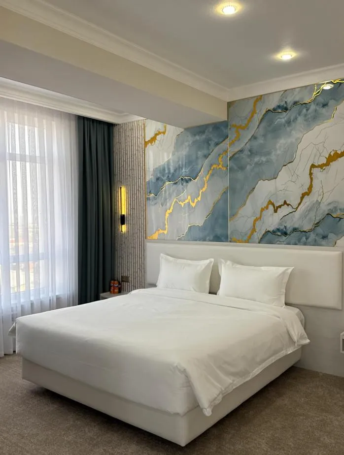 Bed in Bon Hotel Bishkek