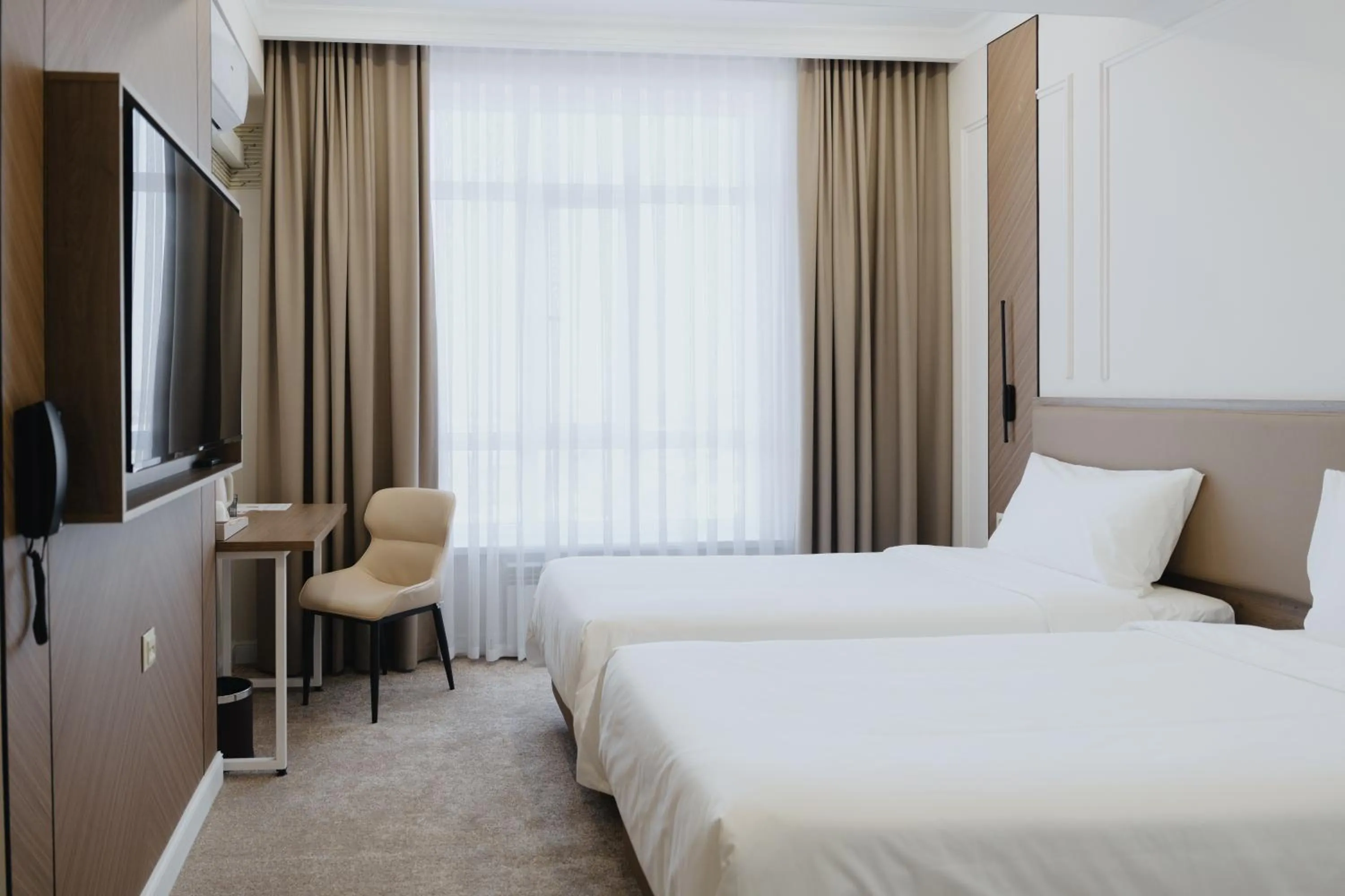 Bed in Bon Hotel Bishkek