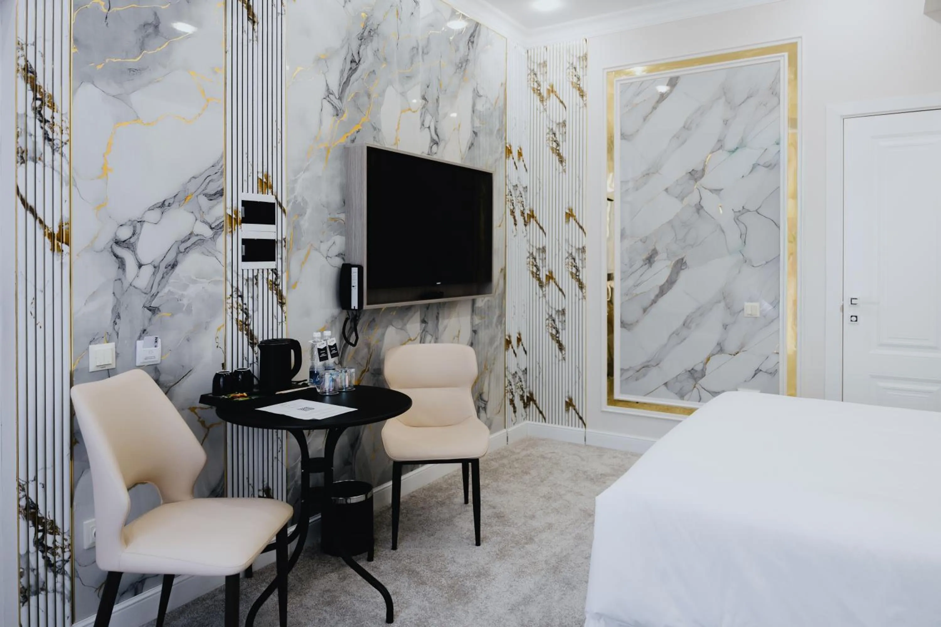 Bed in Bon Hotel Bishkek