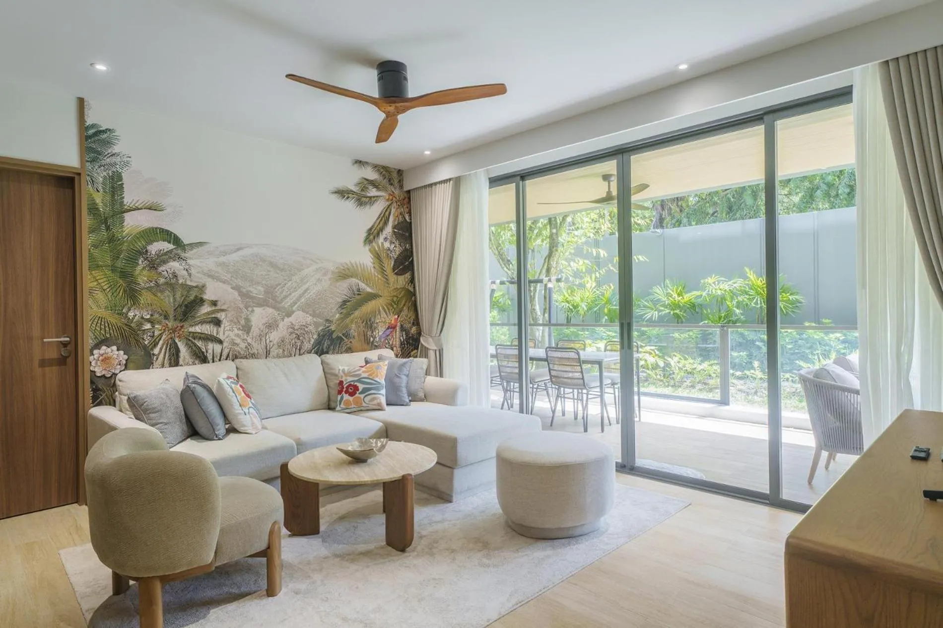 Floor plan in Laguna Beachfront 3BR Cozy Condo
