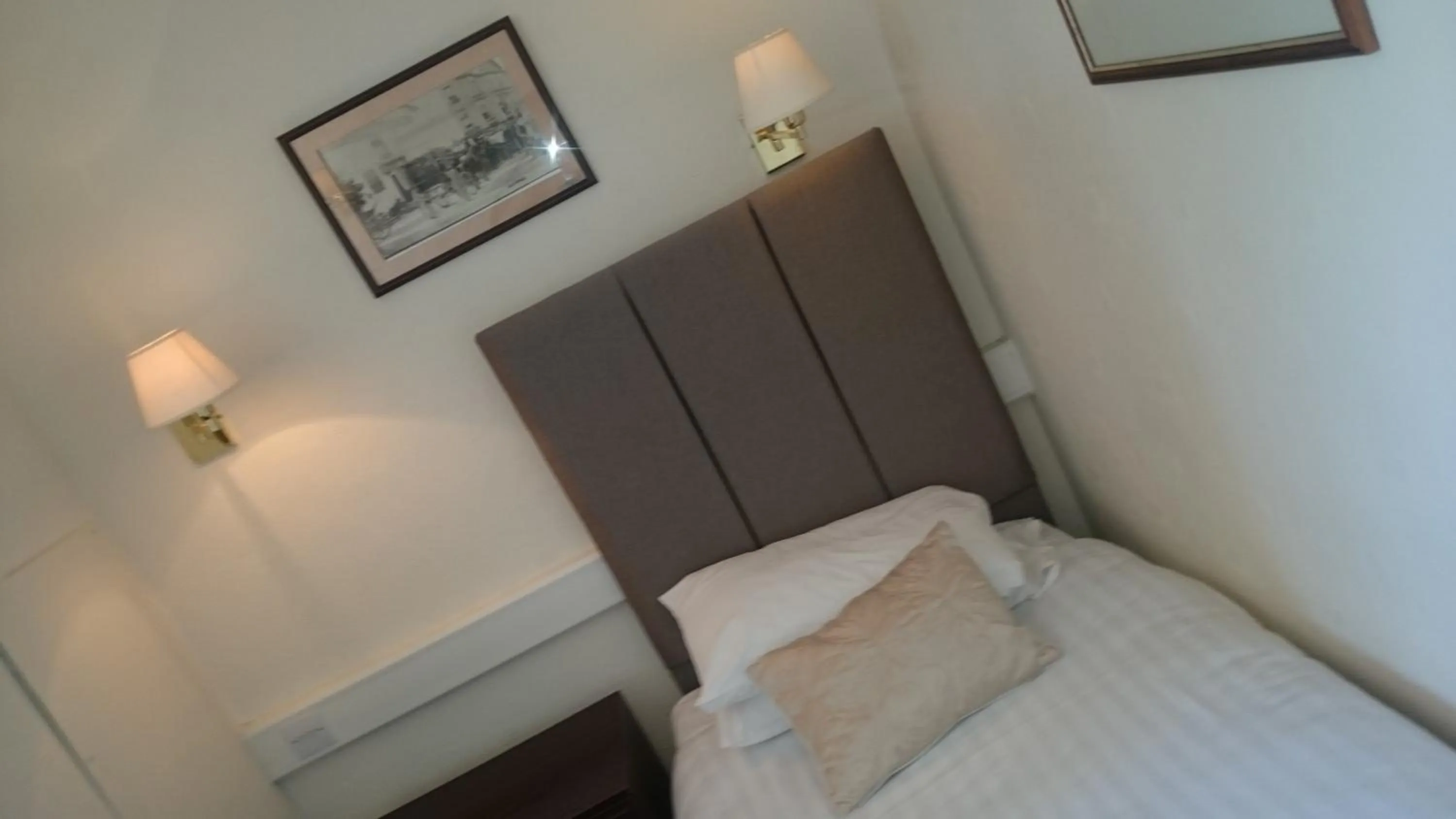 Bed in The Silverdale Hotel