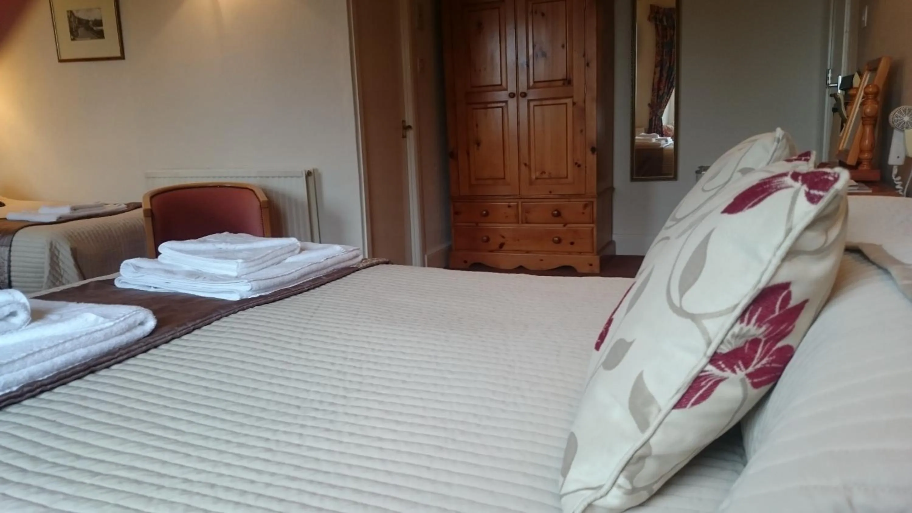 Bed in The Silverdale Hotel