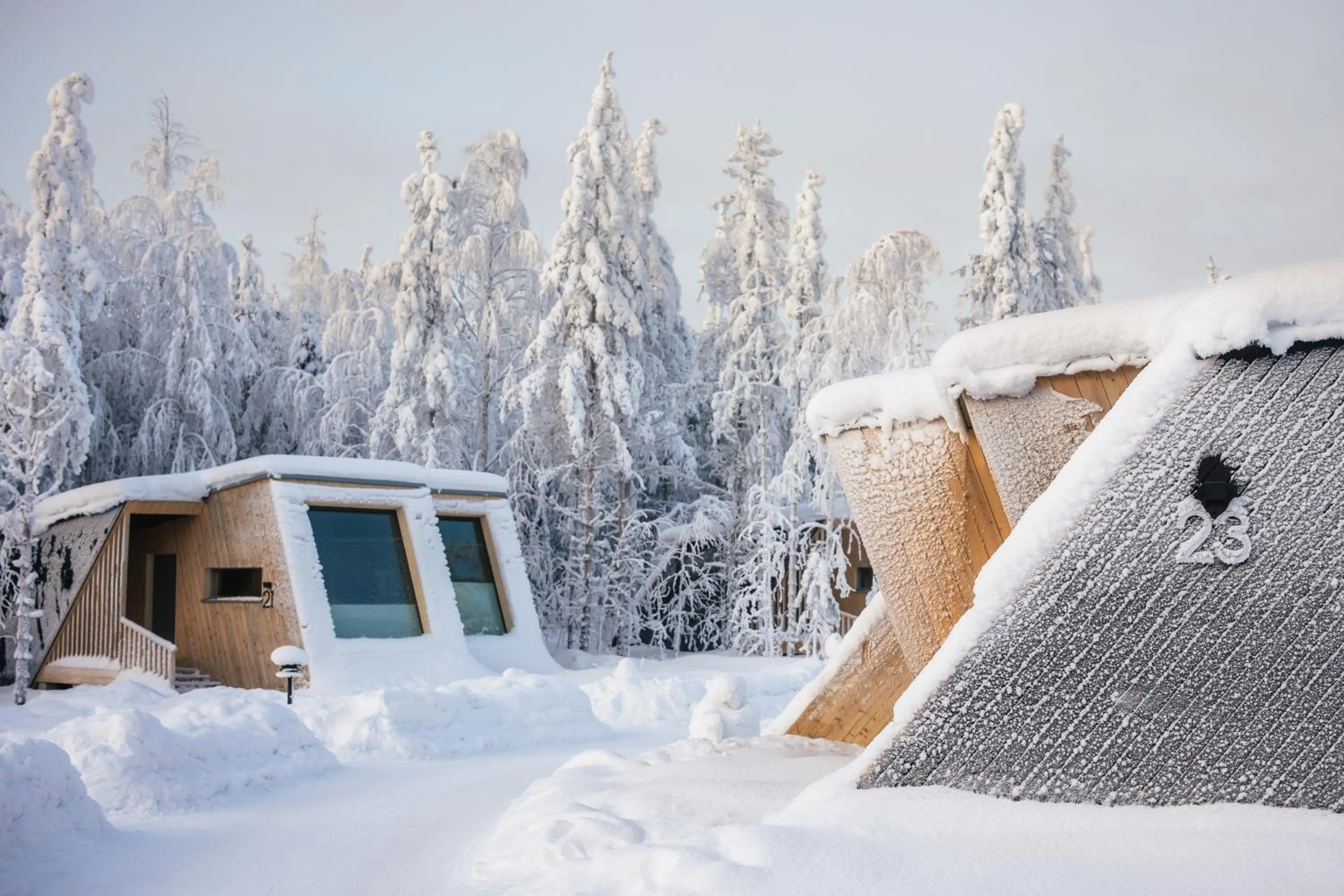 Property building in Lapland Glow Chalets
