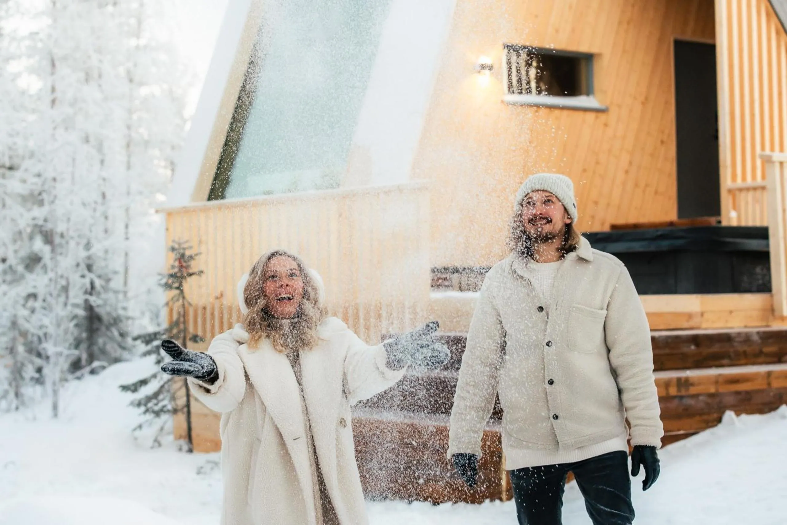 Property building in Lapland Glow Chalets