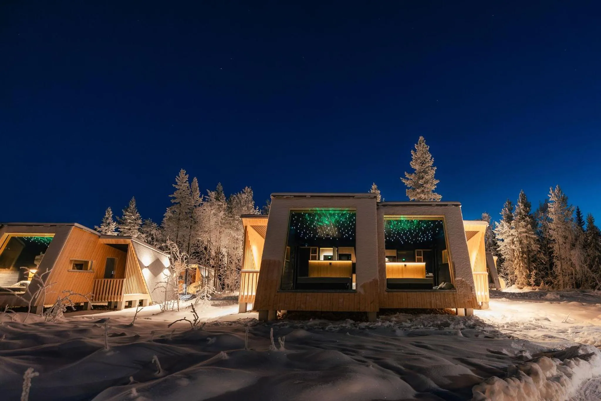Property building in Lapland Glow Chalets