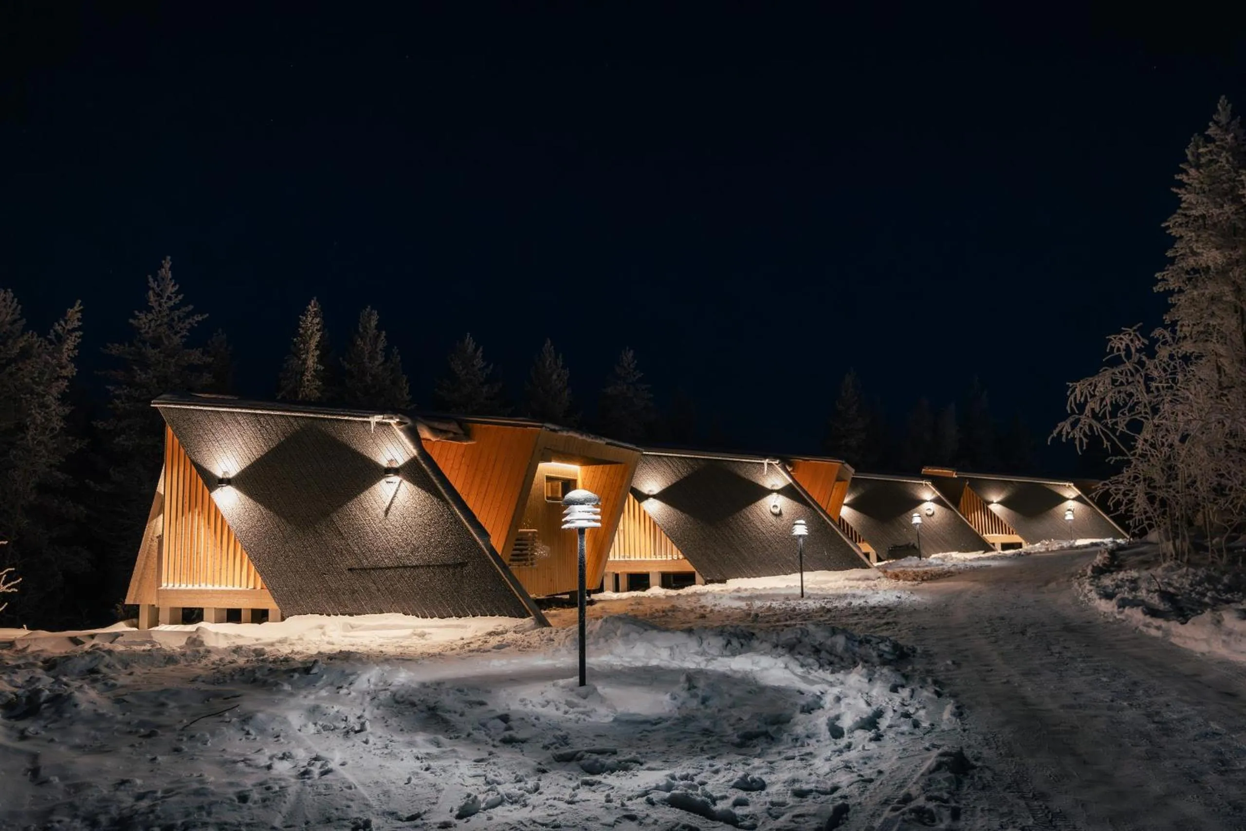 Property building in Lapland Glow Chalets