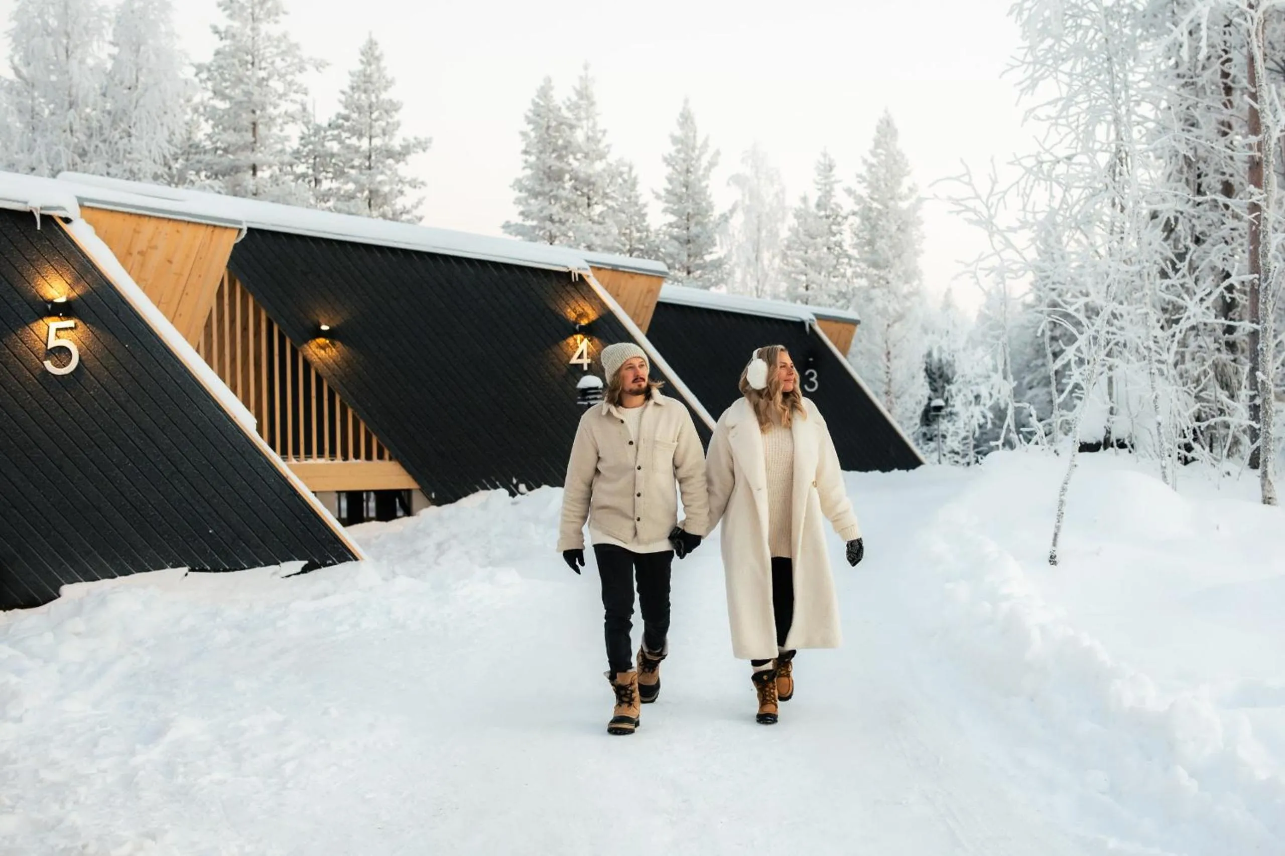 Day in Lapland Glow Chalets