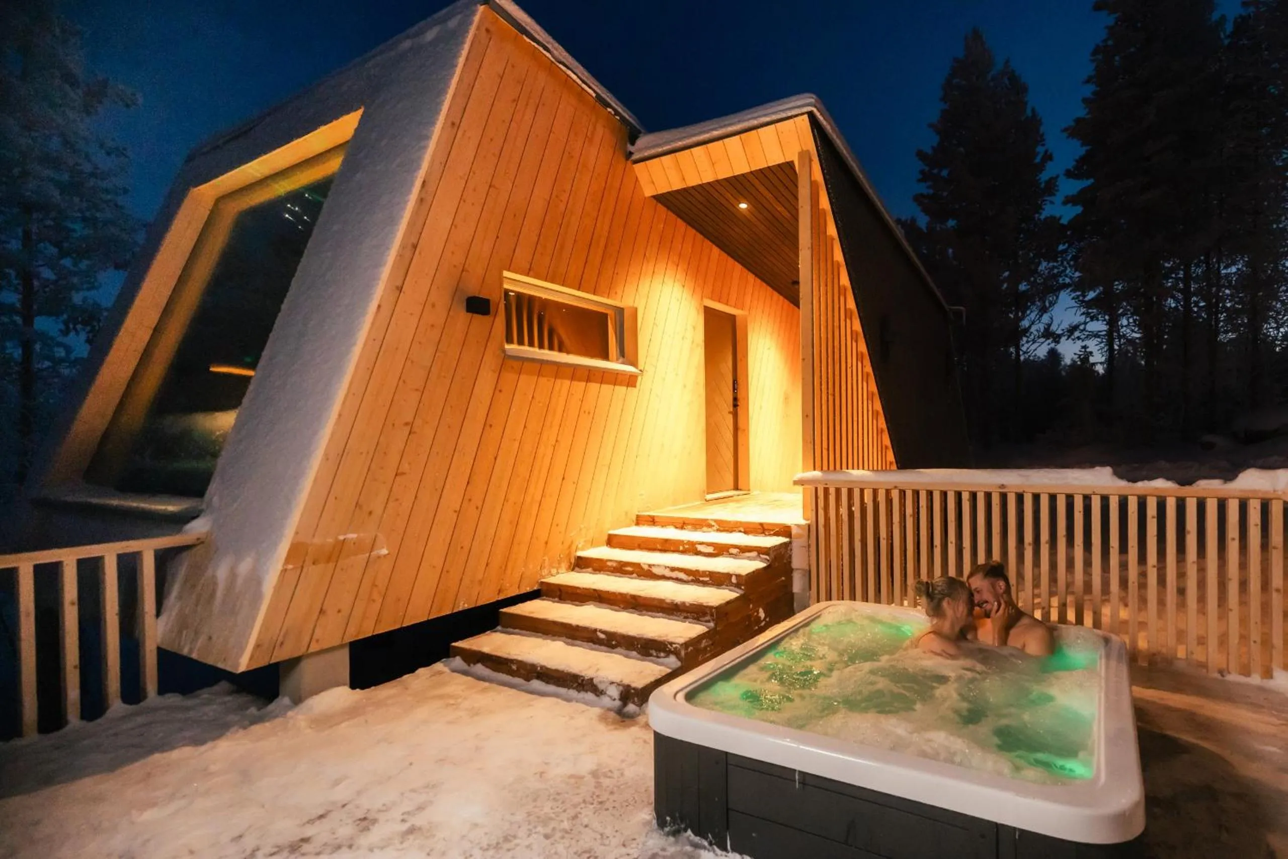 Property building in Lapland Glow Chalets