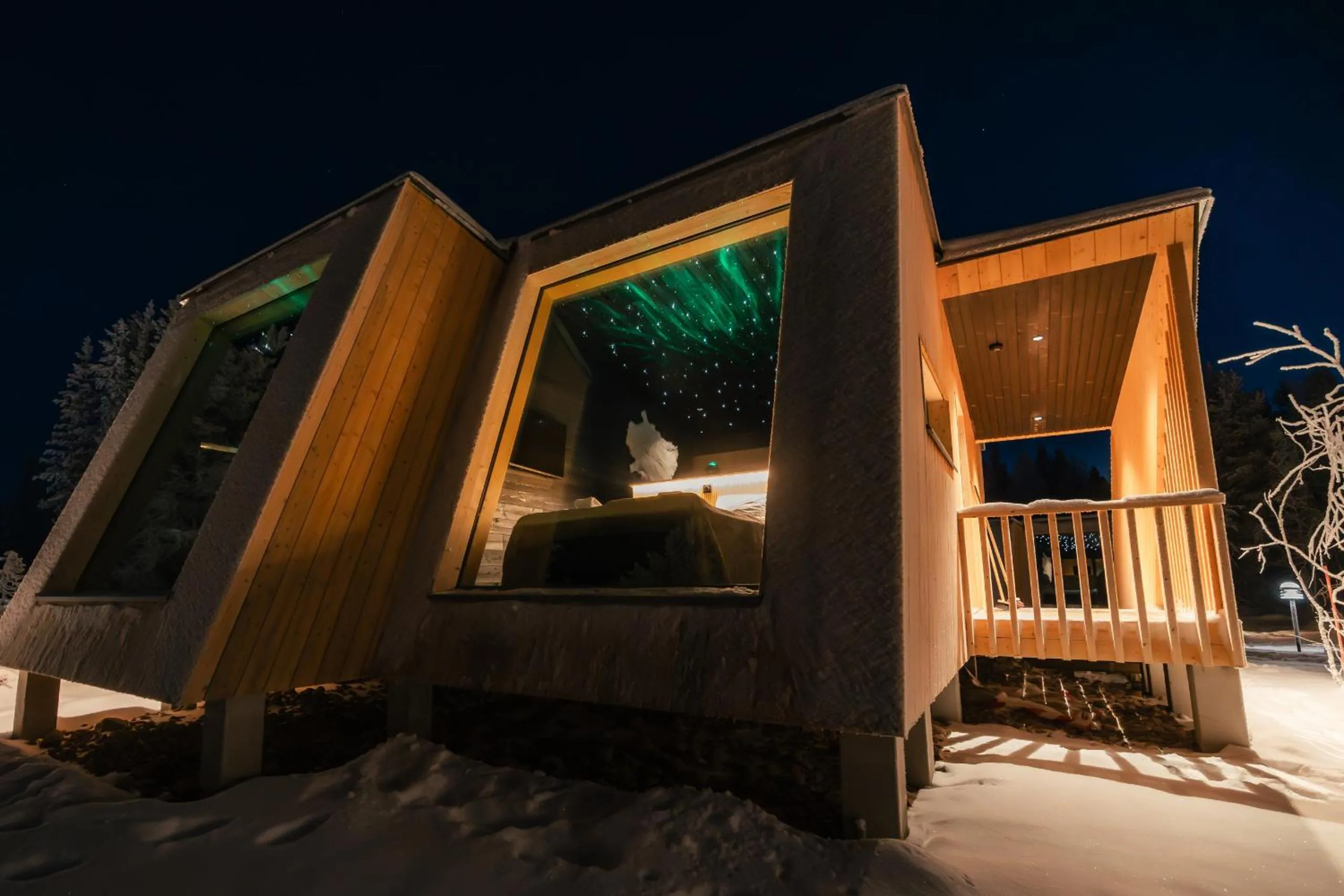 Property building in Lapland Glow Chalets