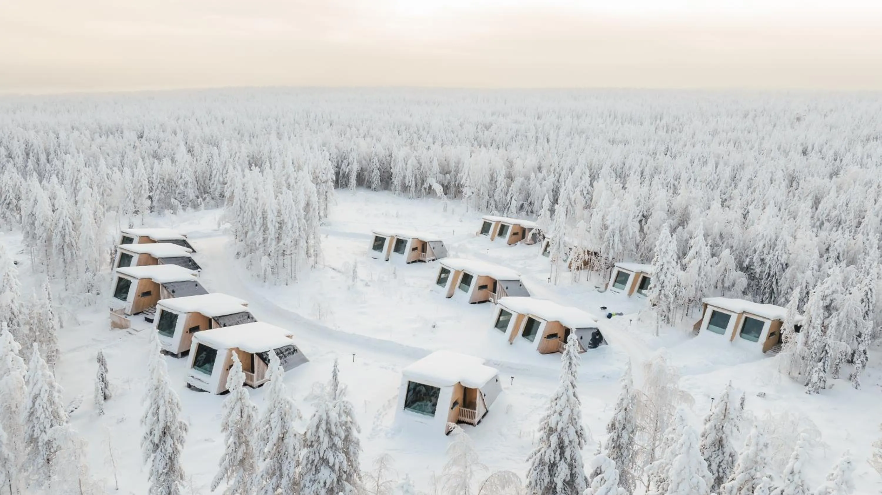 Property building in Lapland Glow Chalets
