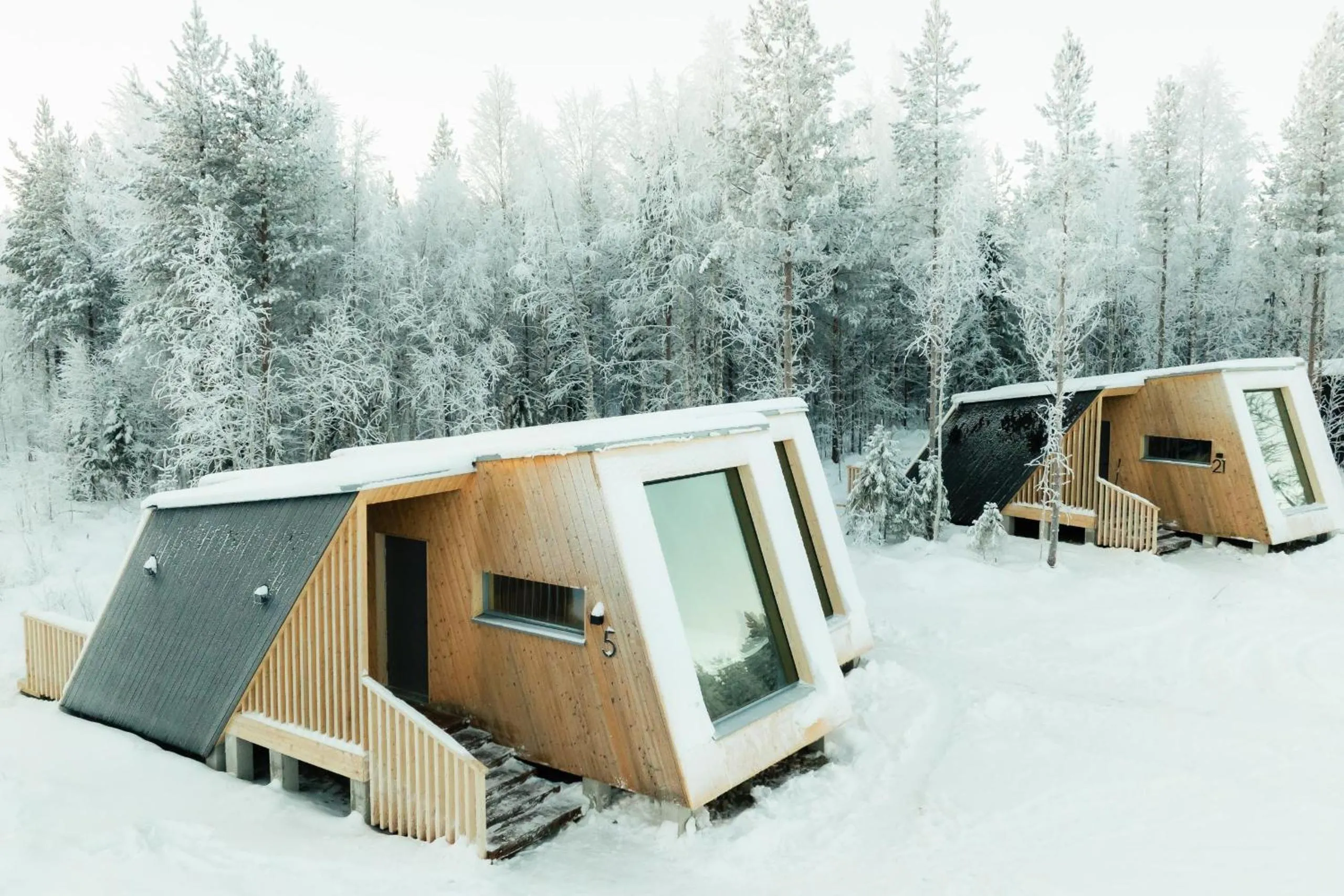 Day in Lapland Glow Chalets