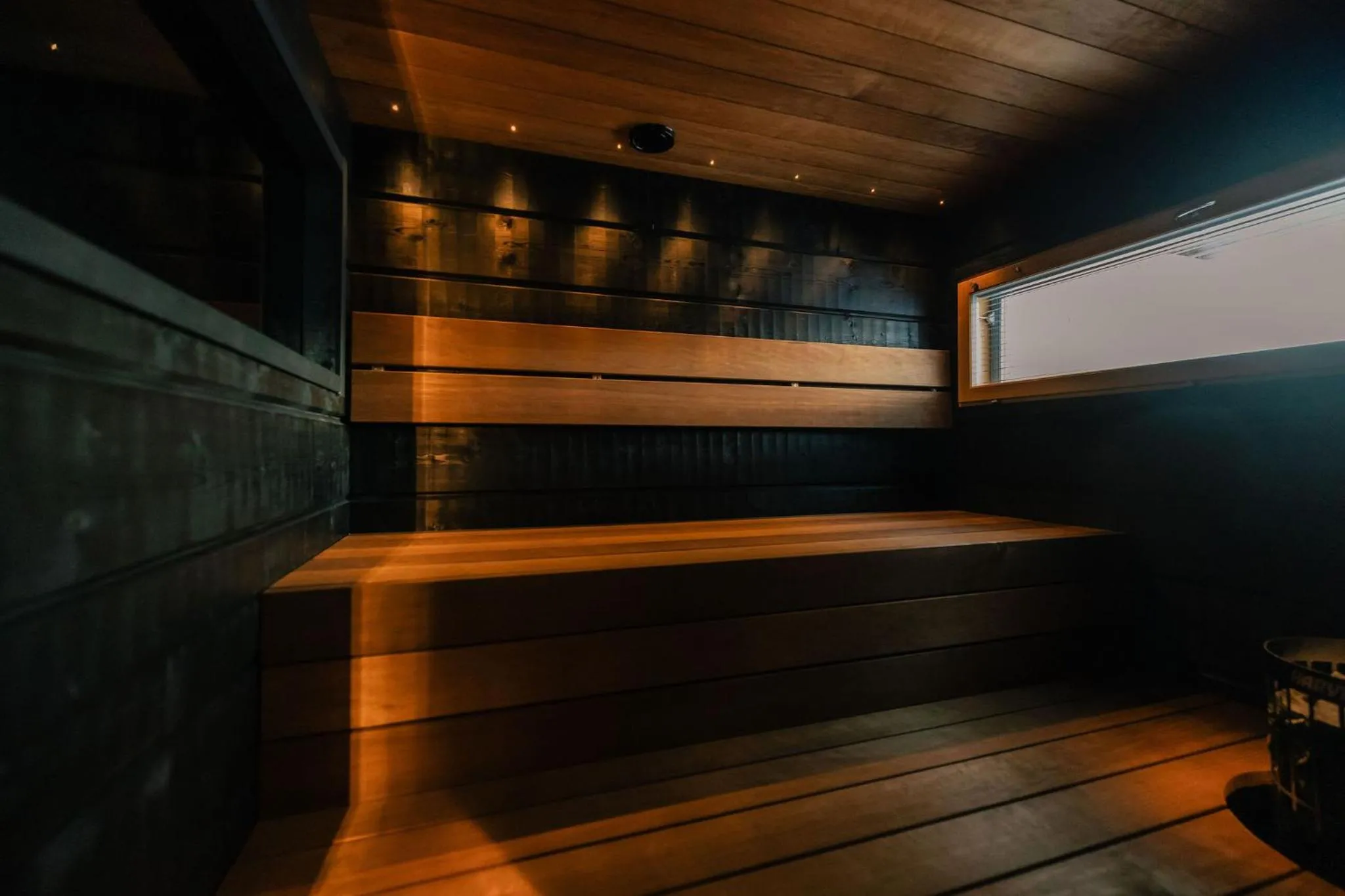 Sauna in Lapland Glow Chalets