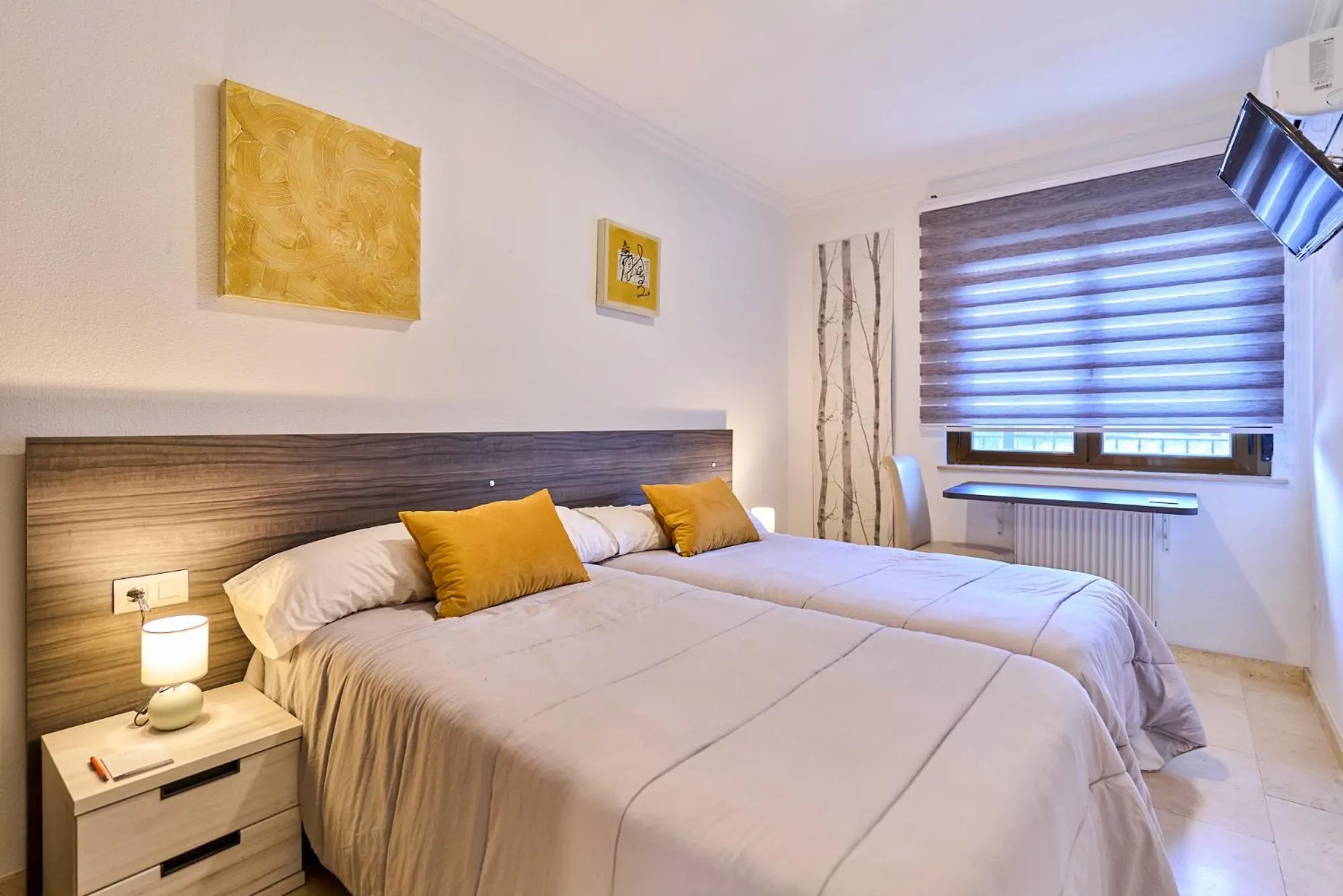 Bed in Hotel Villamayor by gaiarooms