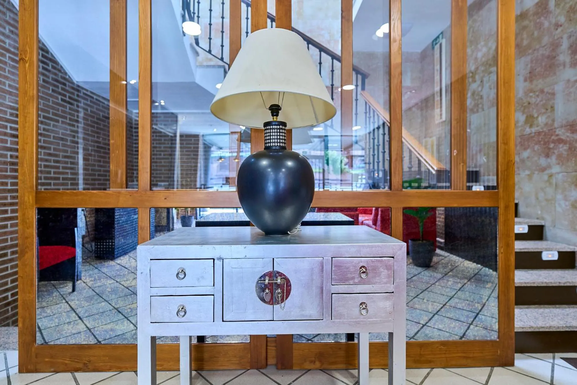 Lobby or reception, Bed in Hotel Villamayor by gaiarooms