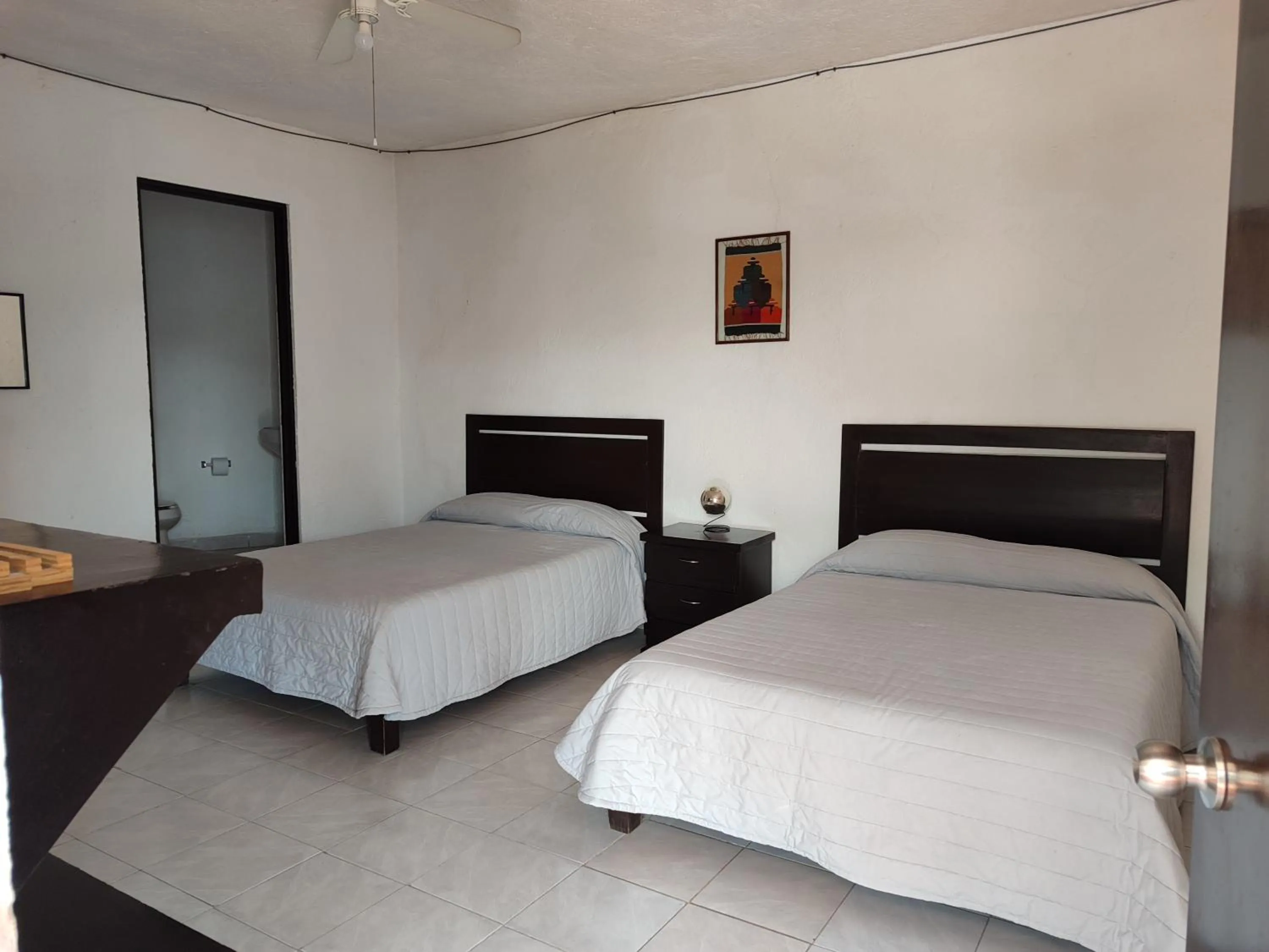 Bed in Hotel Villas Cuernavaca