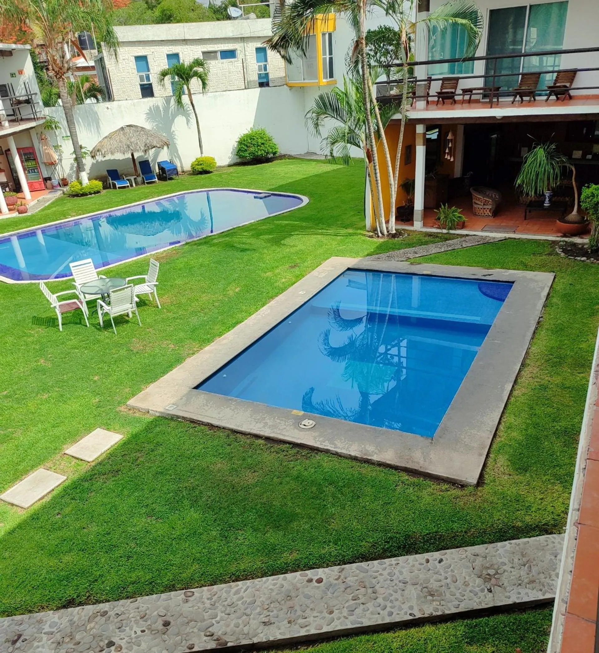 Garden view in Hotel Villas Cuernavaca