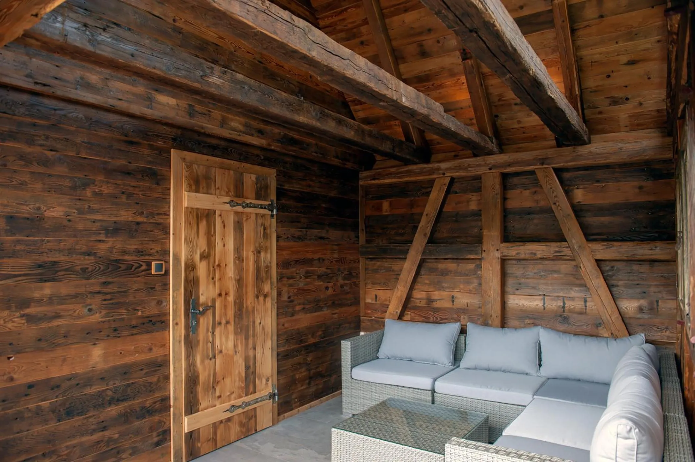 Living room in Le B Cottage & SPA Privé