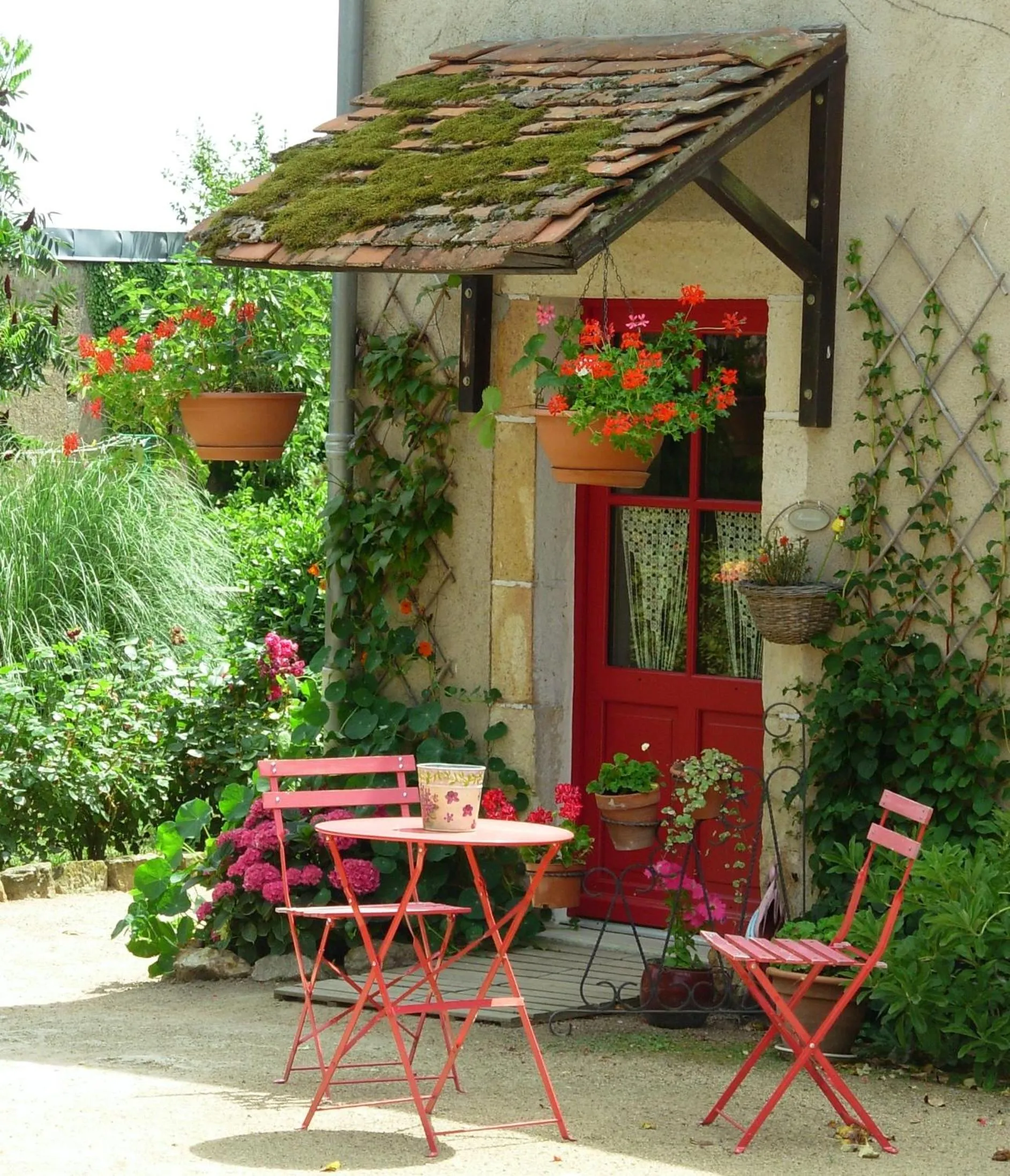 Patio in La Grange du Bourg