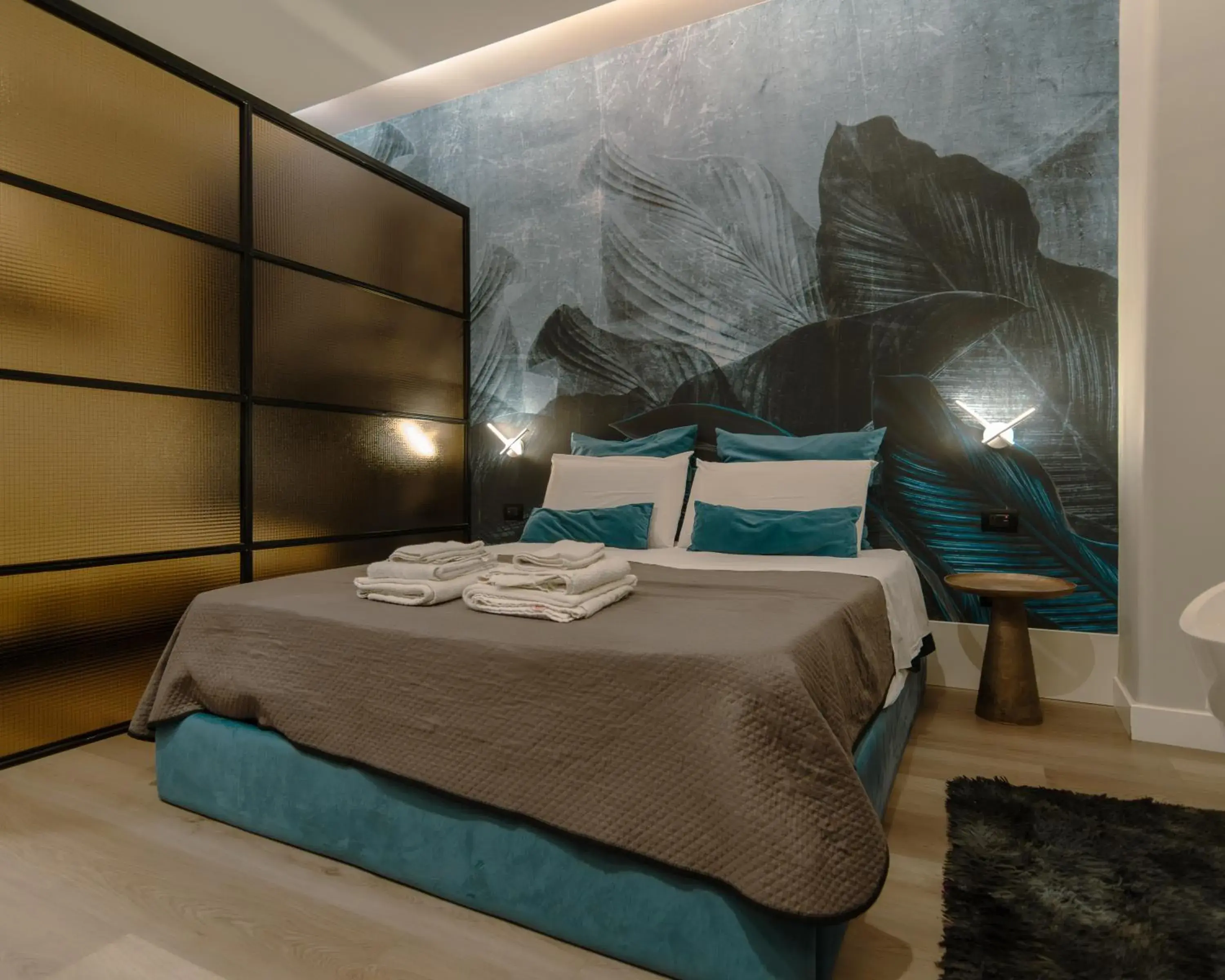 Bed in VESUVIANUS Rooms and More Bed in VESUVIANUS Rooms and More