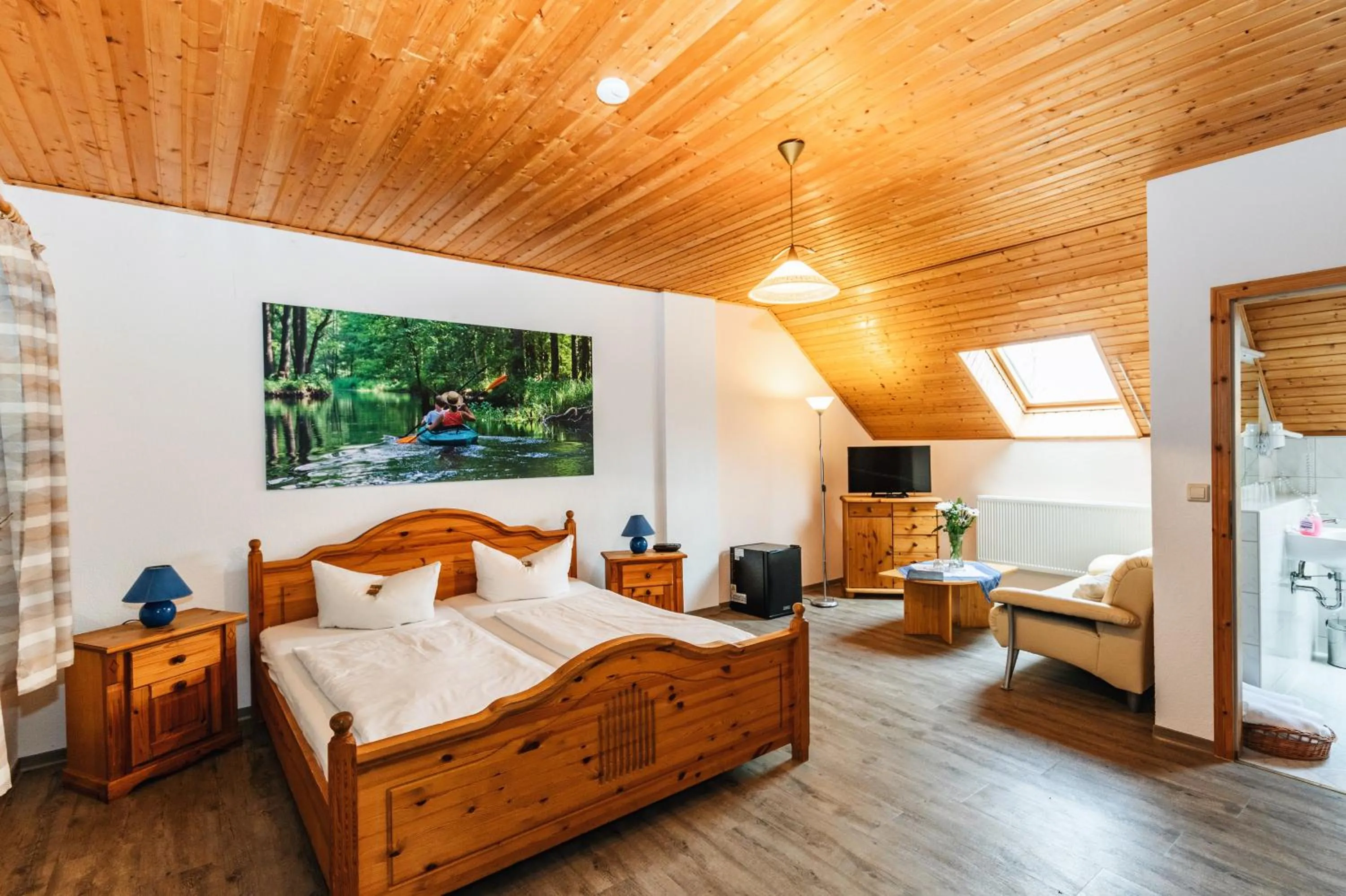 Bed in Landgasthof Zur Wildbahn