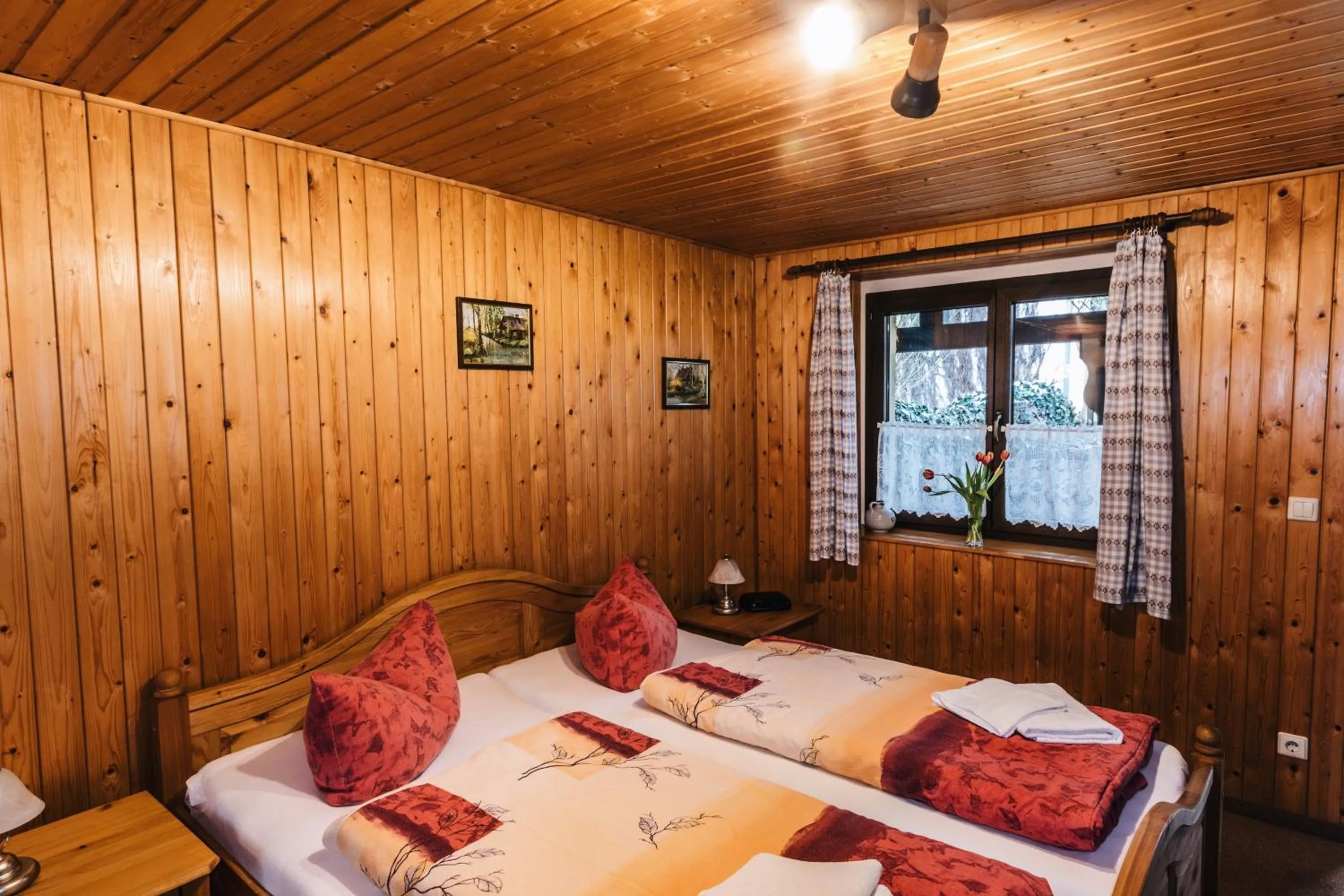 Bed in Landgasthof Zur Wildbahn