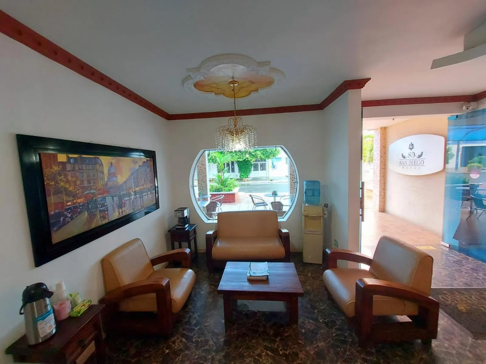 Living room in Hotel San Diego