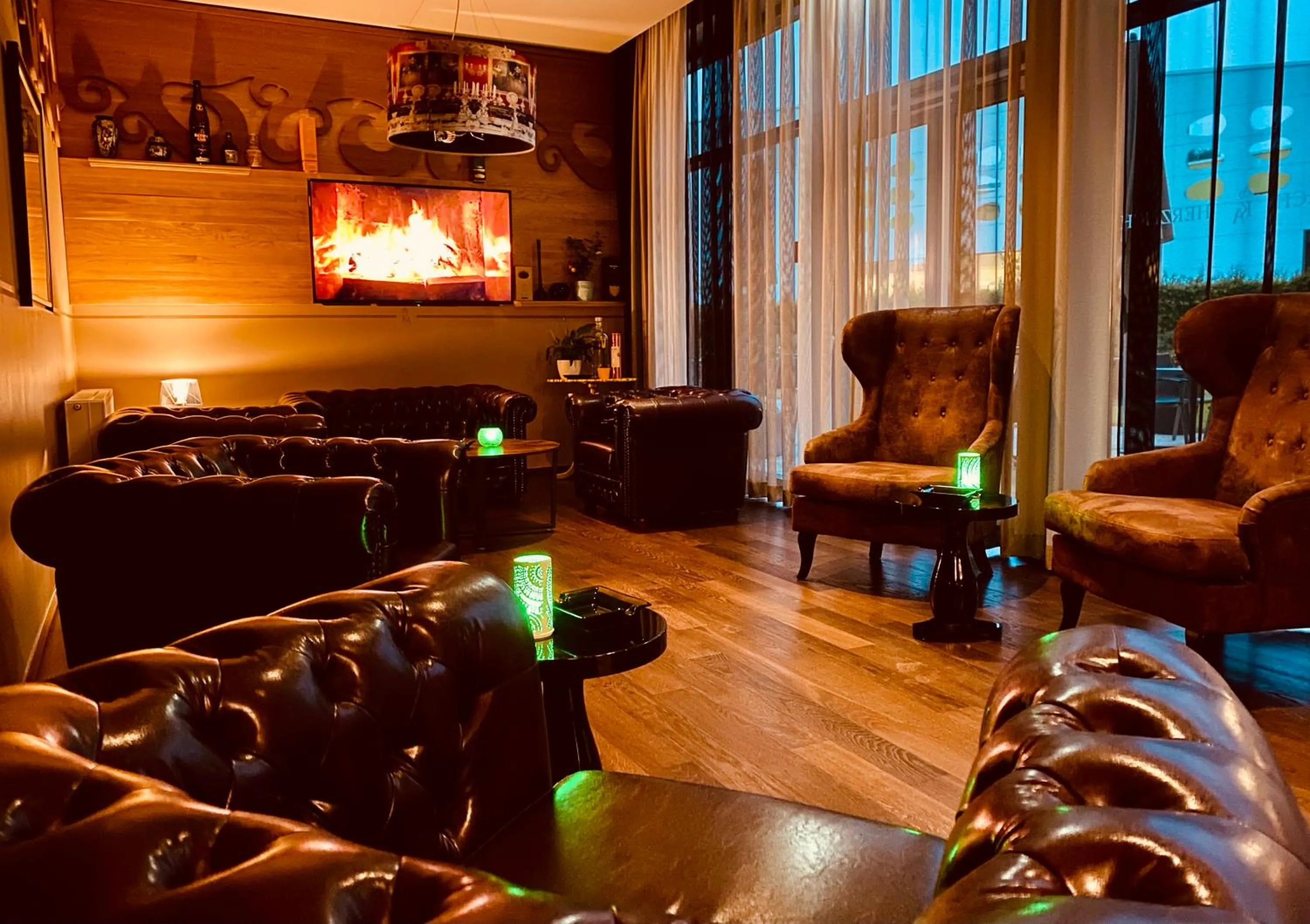 Lounge or bar in Hotel König Albert