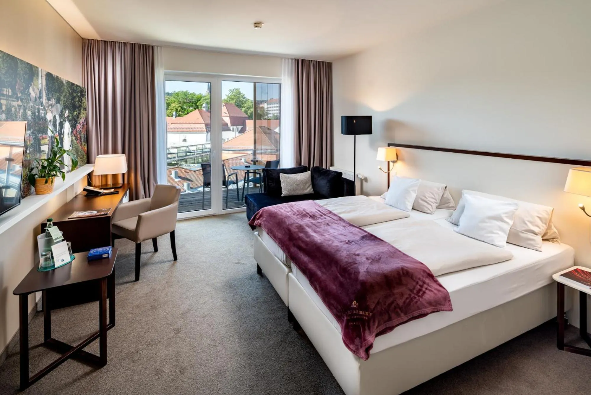 Bed in Hotel König Albert