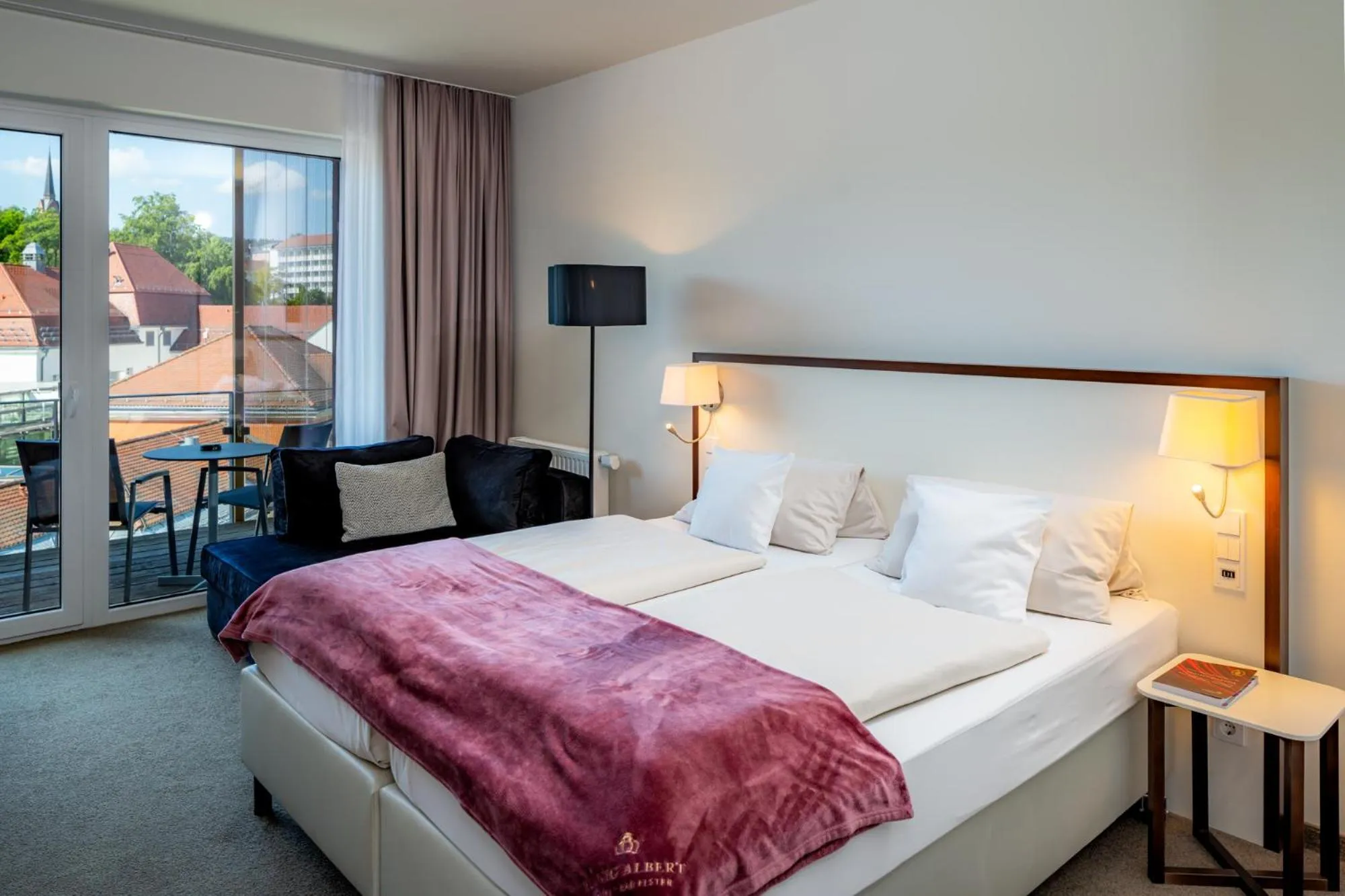 Bed in Hotel König Albert