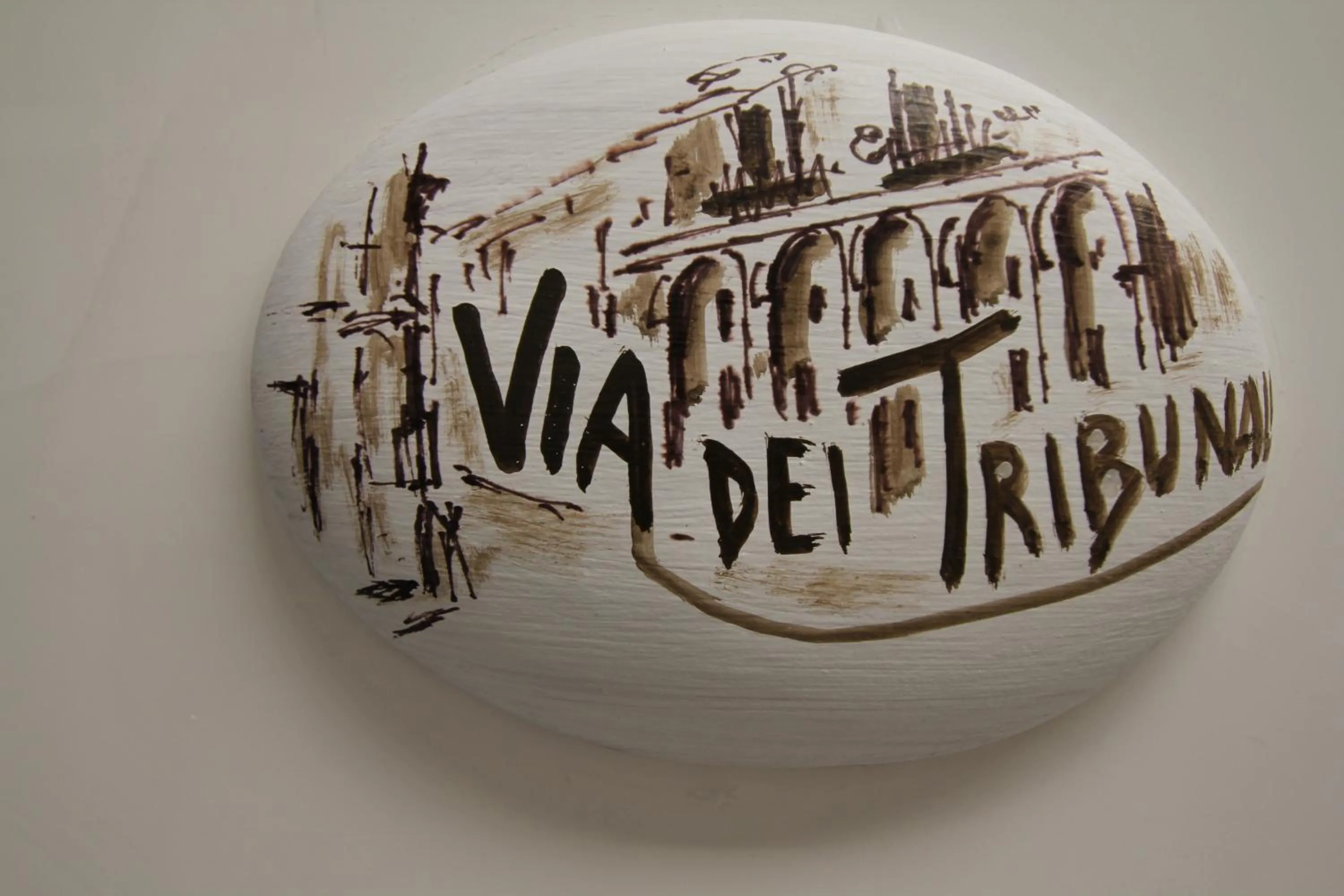 Decorative detail in Le Vie Di Napoli B&B