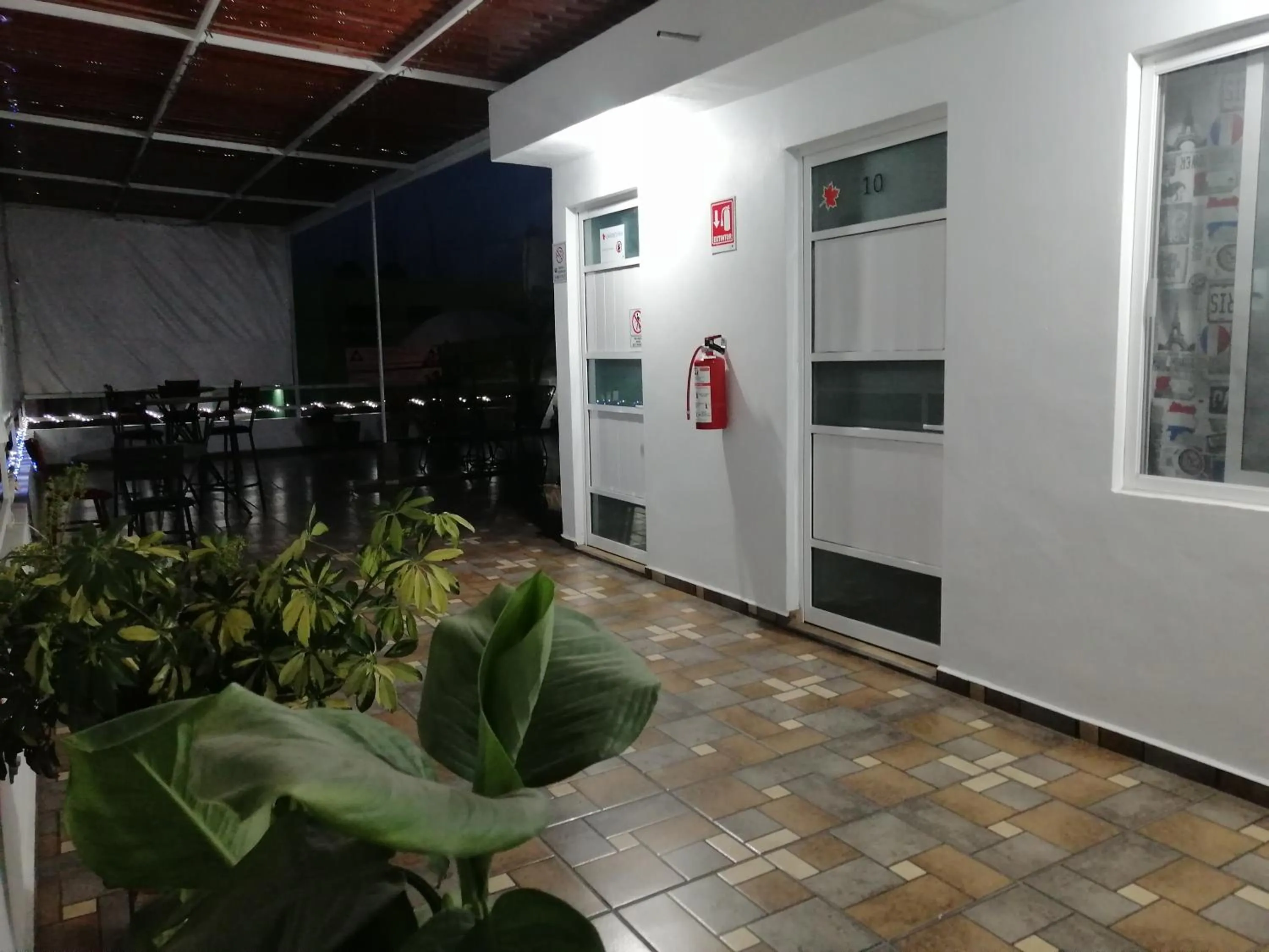 Balcony/Terrace in Hostal Maple